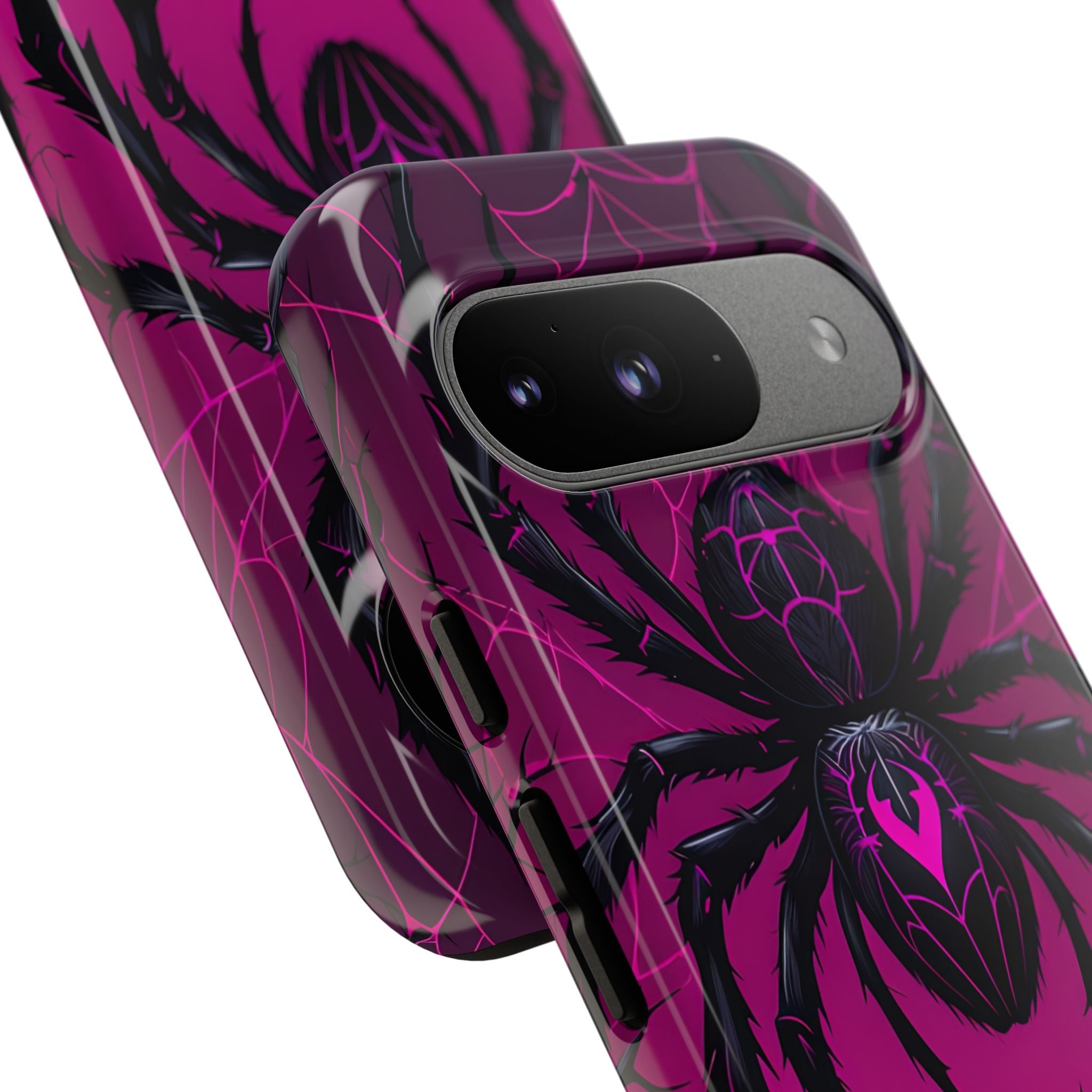 Obsidian Neon Widow · Tough Handyhülle für Google Pixel