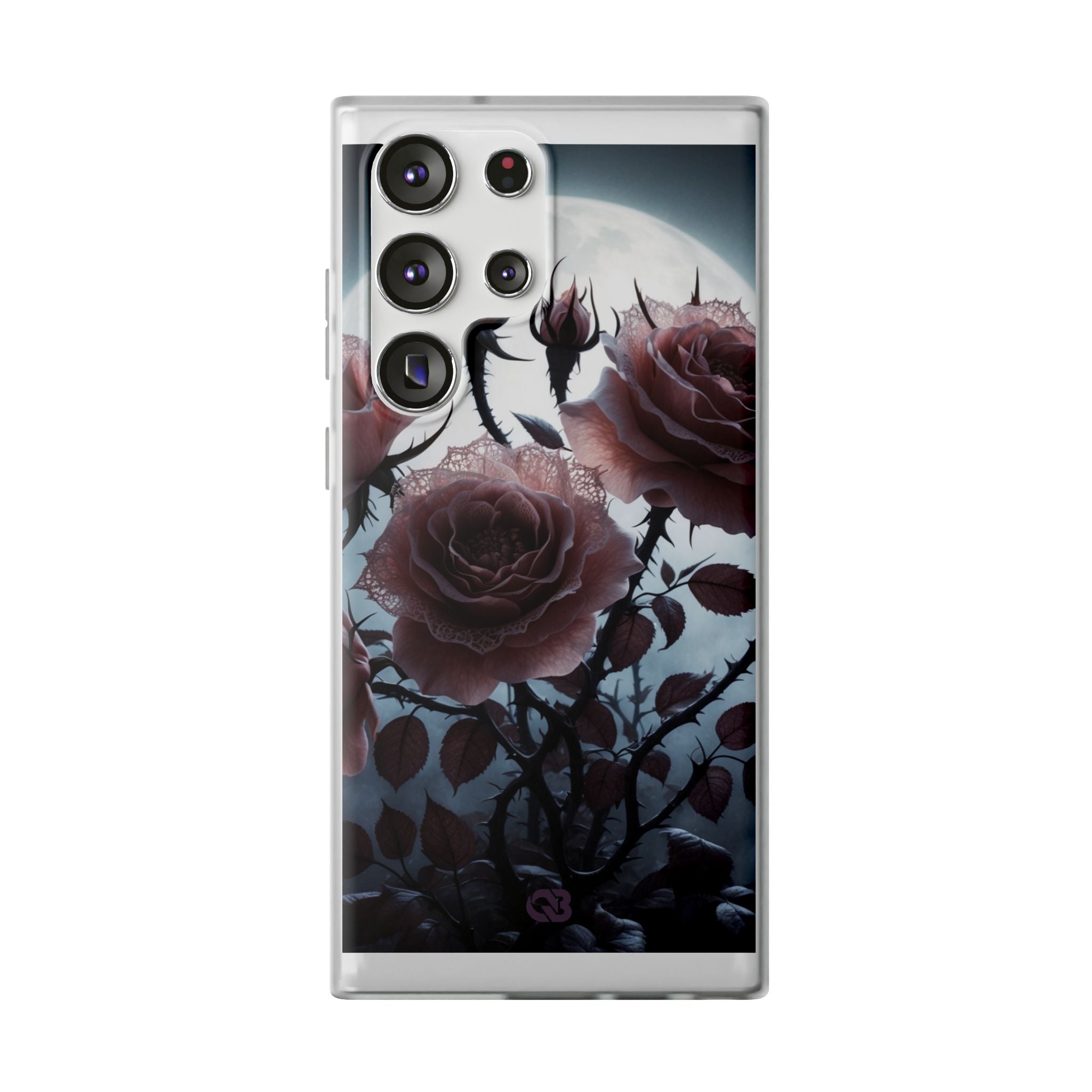 Lunar Lace Petals · Soft Phone Case for Samsung