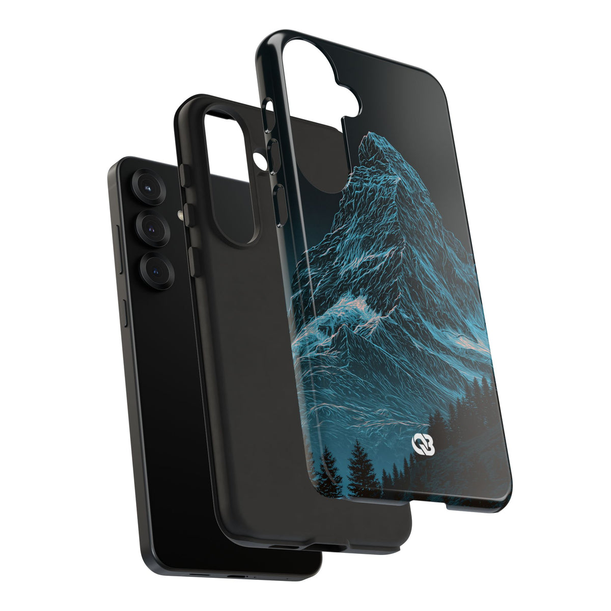 Glacial Alpine Peak · Tough Phone Case for Samsung · Blue