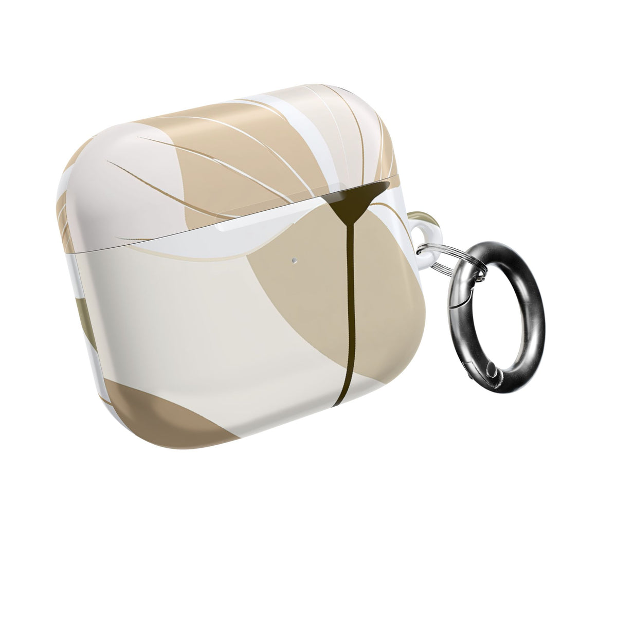Soft Petal Bloom · Hard Case for AirPods & AirPods Pro · Beige