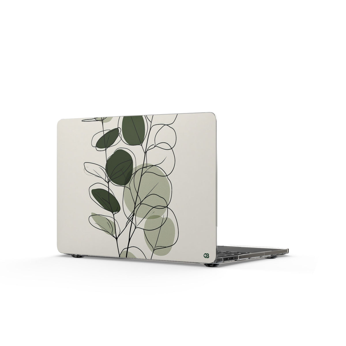 Eucalyptus Foliage Study · Clear Hard Case for MacBook · Green