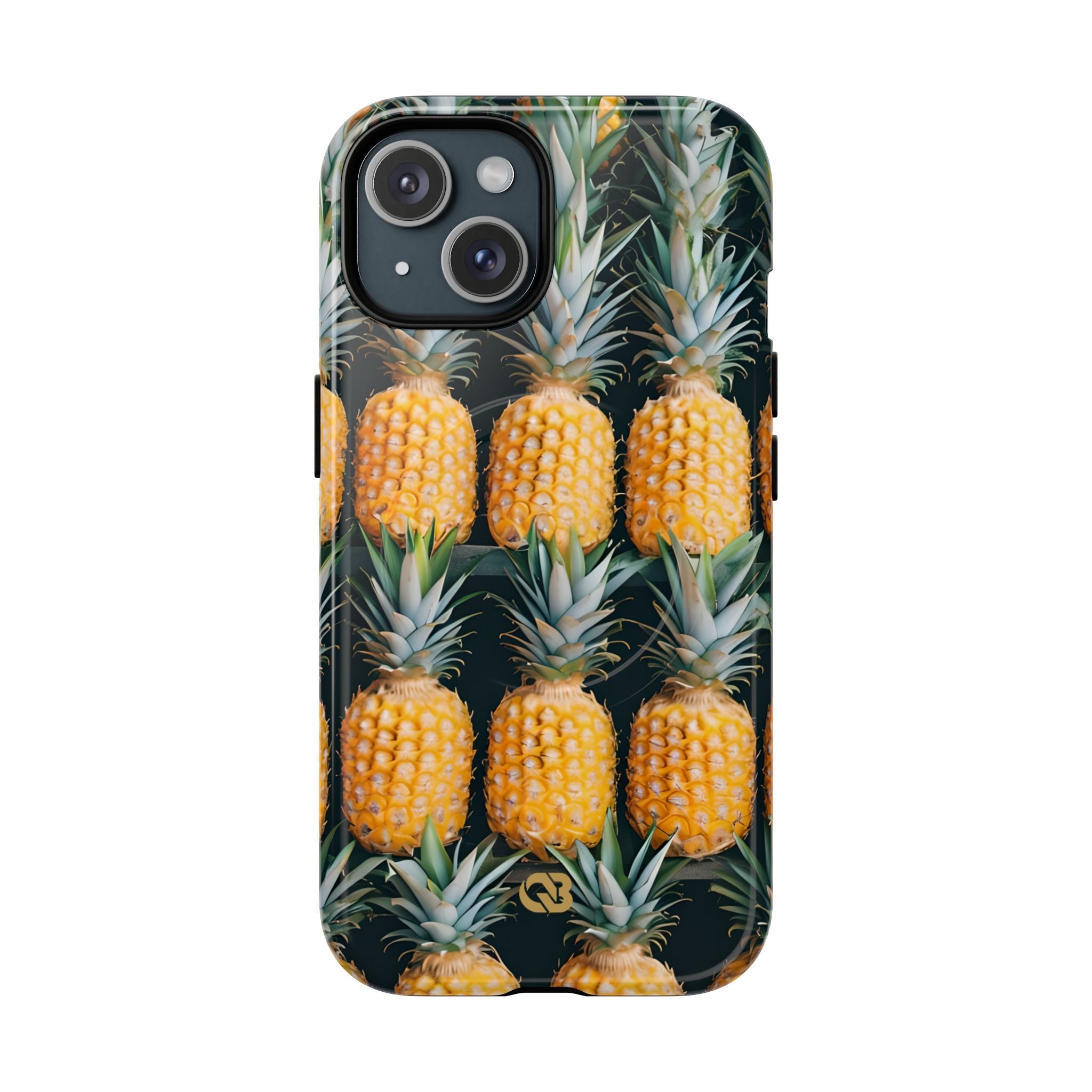 Gilded Pineapple Rows · Tough+ Magsafe