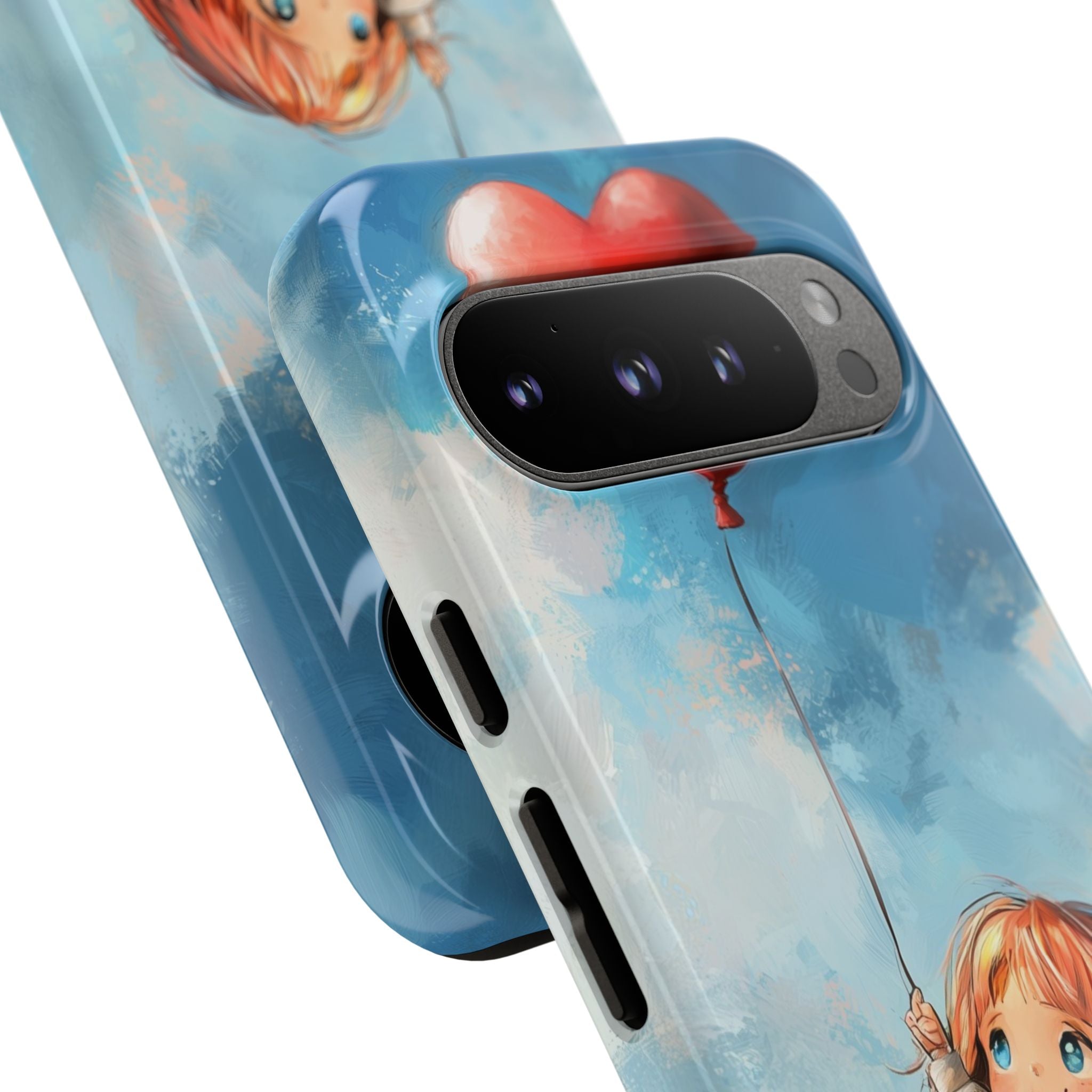 Herzballon Laune Google Pixel 9 Pro Case - Tough