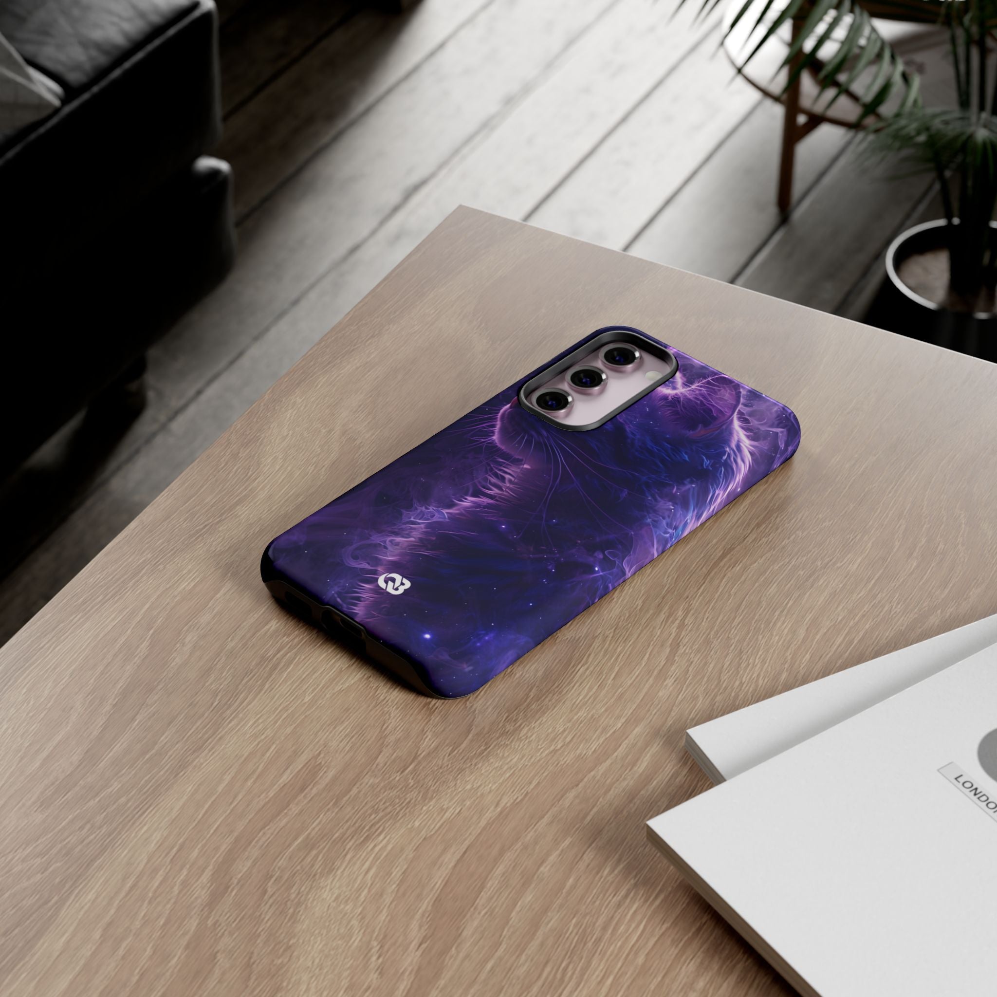Purple Void Feline · Tough Custodia per Samsung