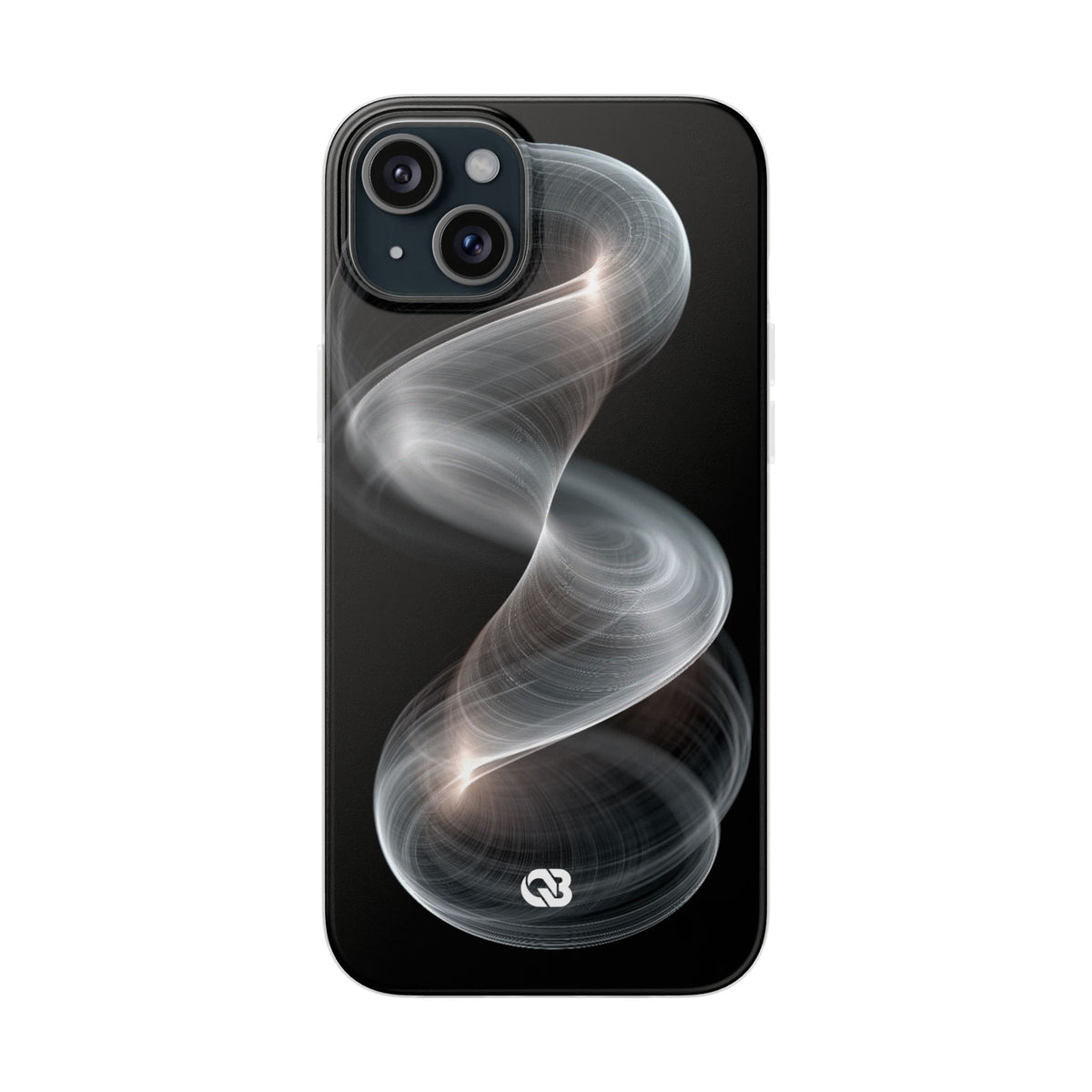 Luminous Vortex · Lite Phone Case for iPhone · Black