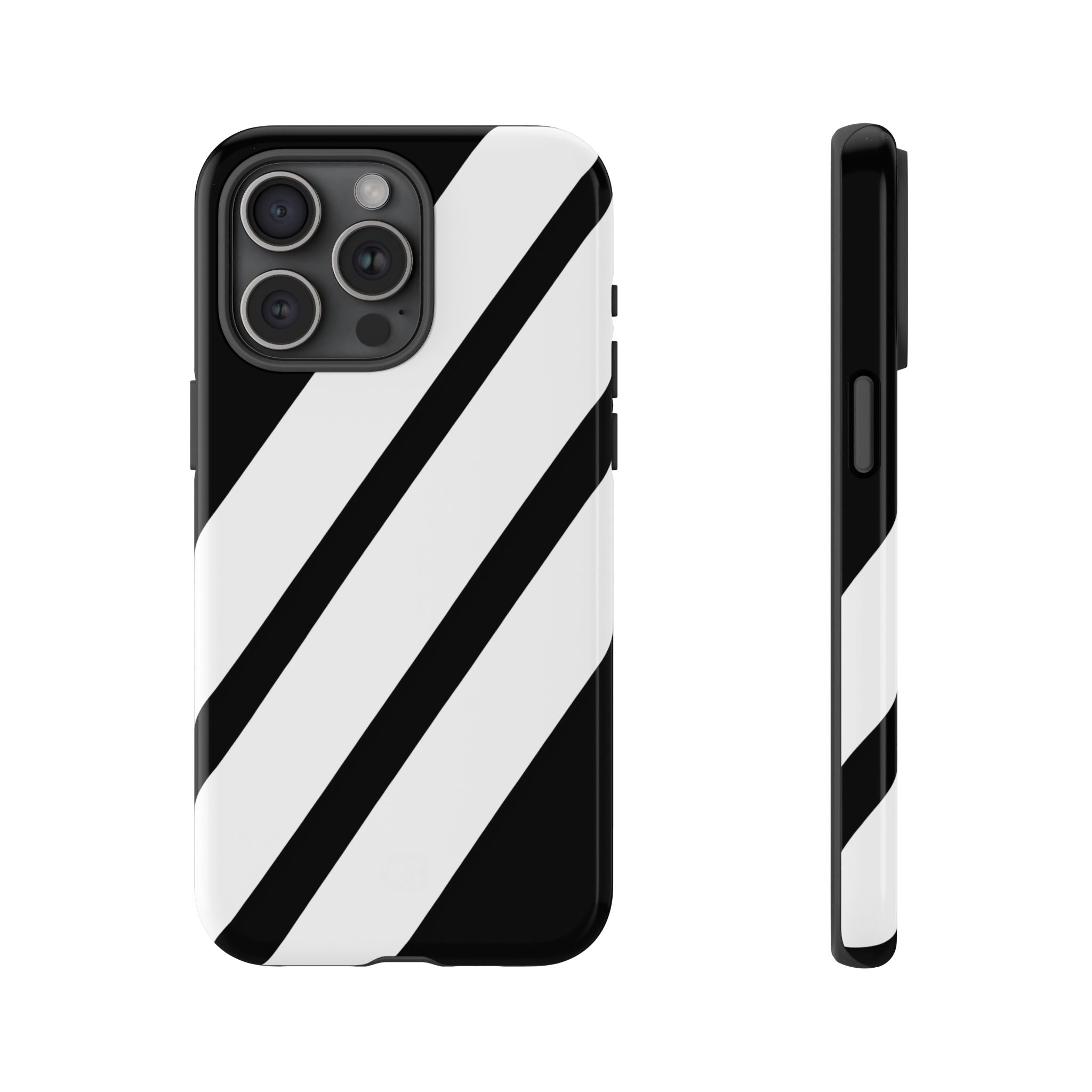 Obsidian White Bars · Tough Telefoncover for iPhone