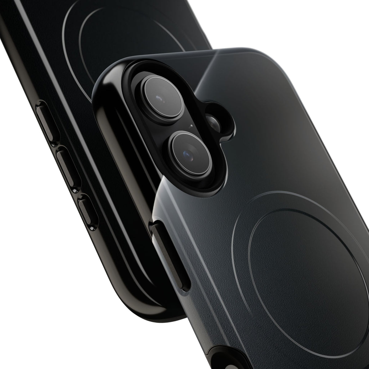 Black Tough 2.0 Magsafe Phone Case for iPhone - Obsidian Lunar Arch