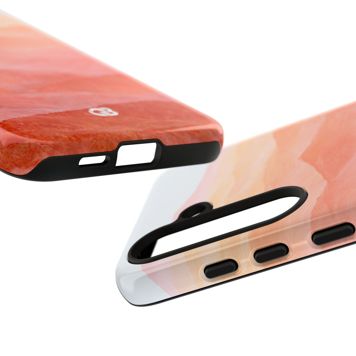 Alpenglow Ridge Vista · Tough Phone Case for Samsung · Orange