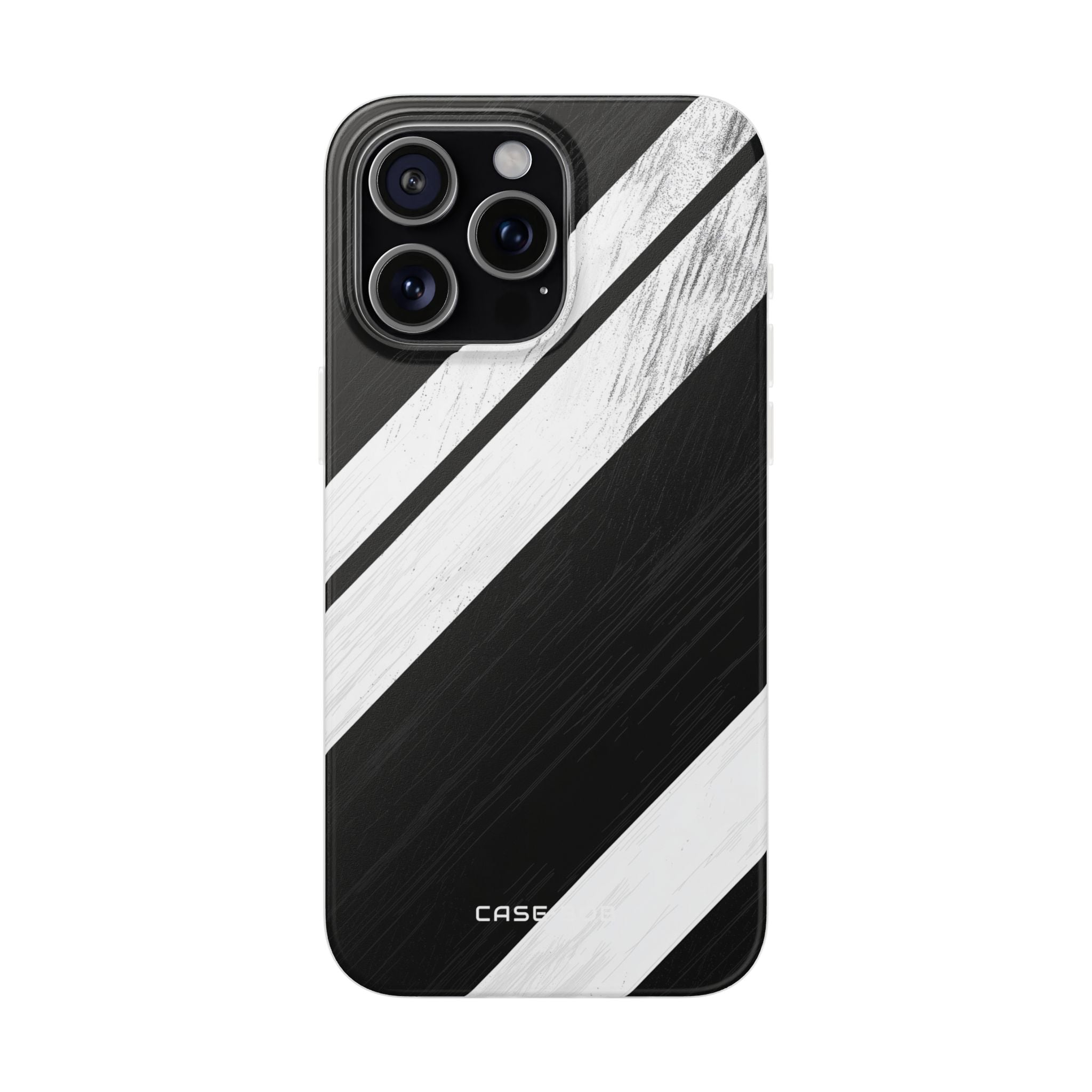 Distressed Stripe Motion iPhone 15 Pro Max Case - Soft