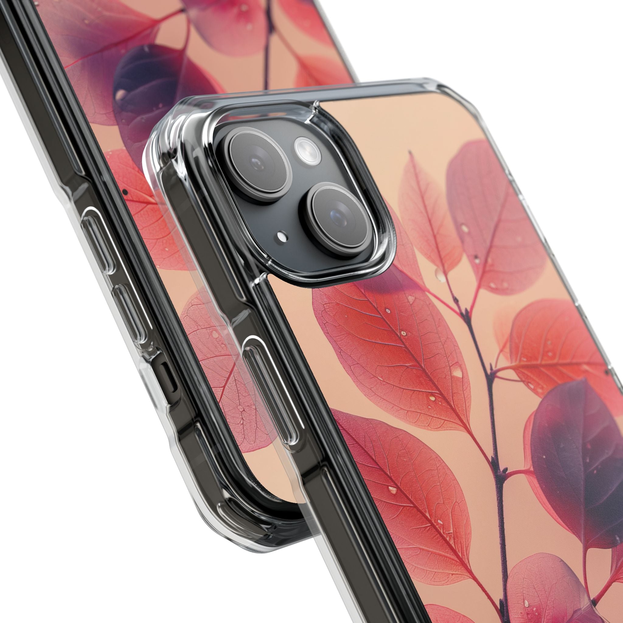 Dewy Magenta Foliage · Impact Phone Case for iPhone · Magsafe