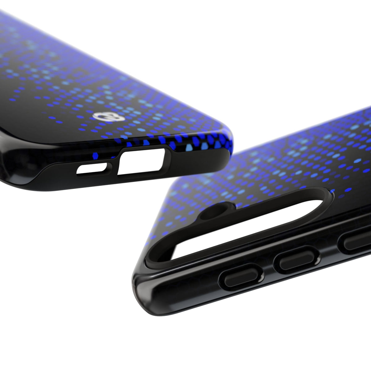Cobalt Hex Dispersion · Tough Phone Case for Samsung · Blue