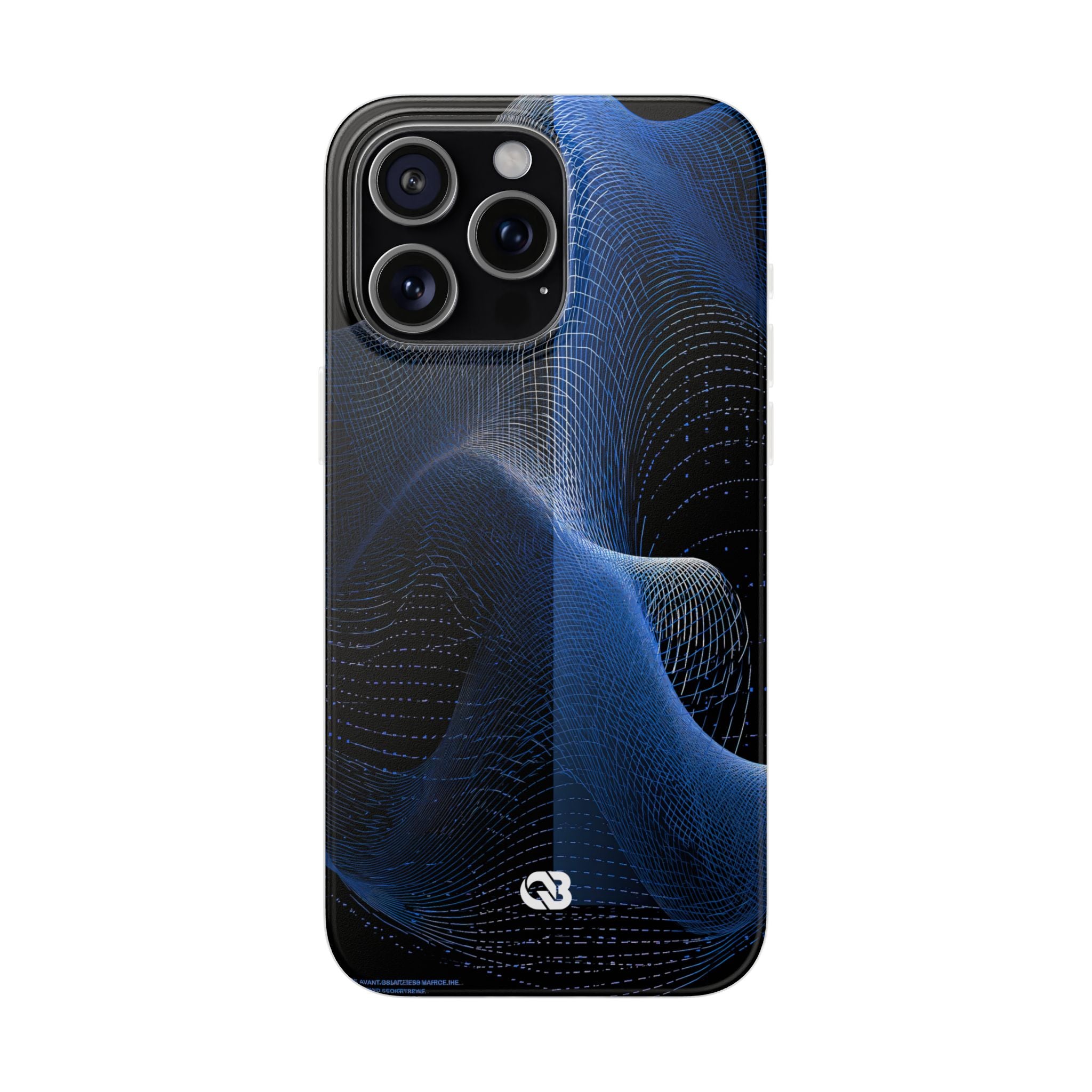 Blue Lite Phone Case for iPhone - Electric Blue Flux