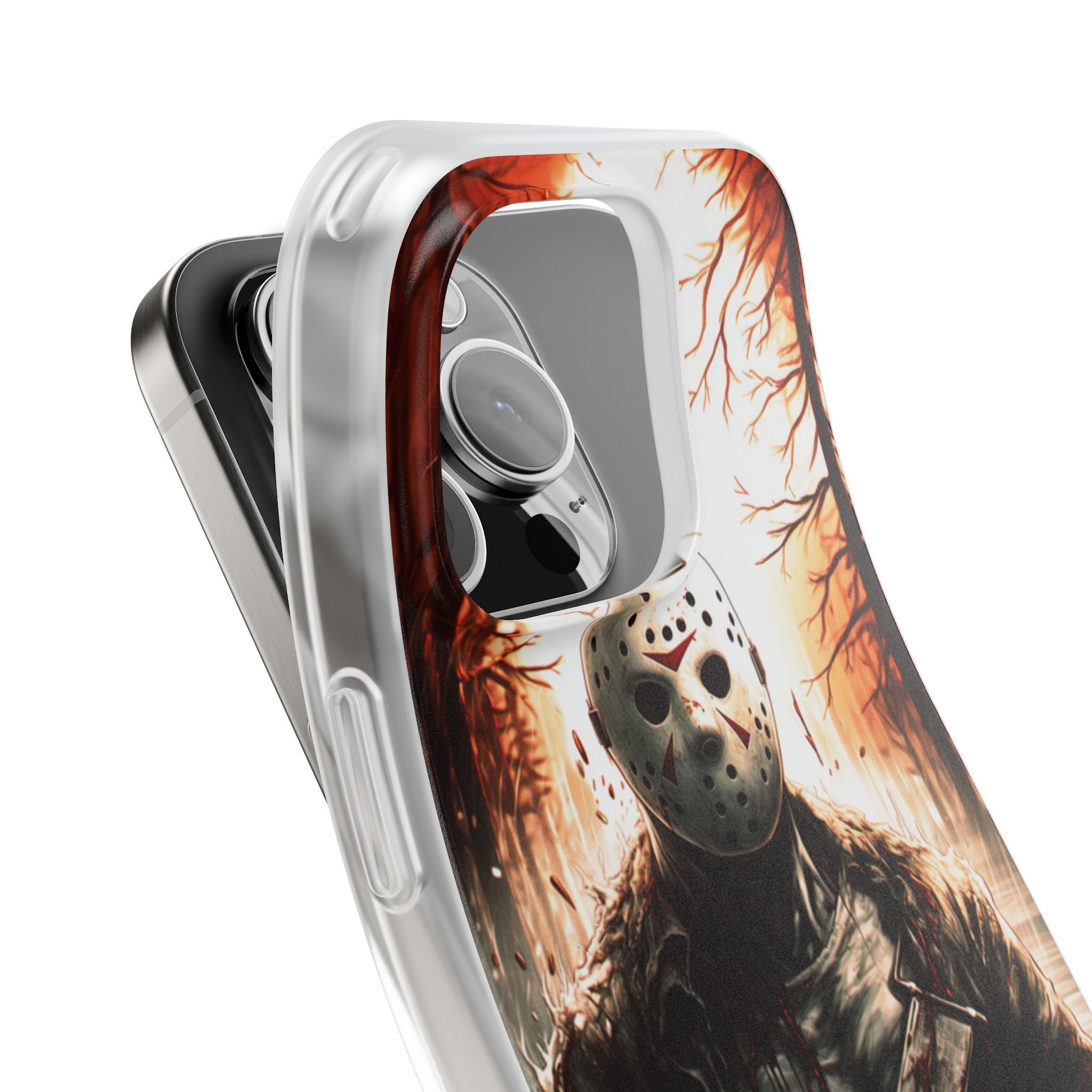 Inferno Slasher Mask · Soft Fundas para teléfono para iPhone