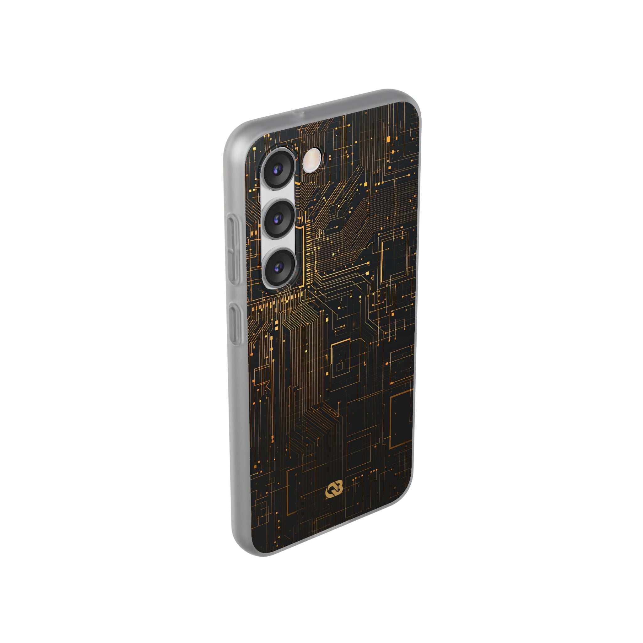 Gold Lite Phone Case for Samsung - Amber Core Mainframe