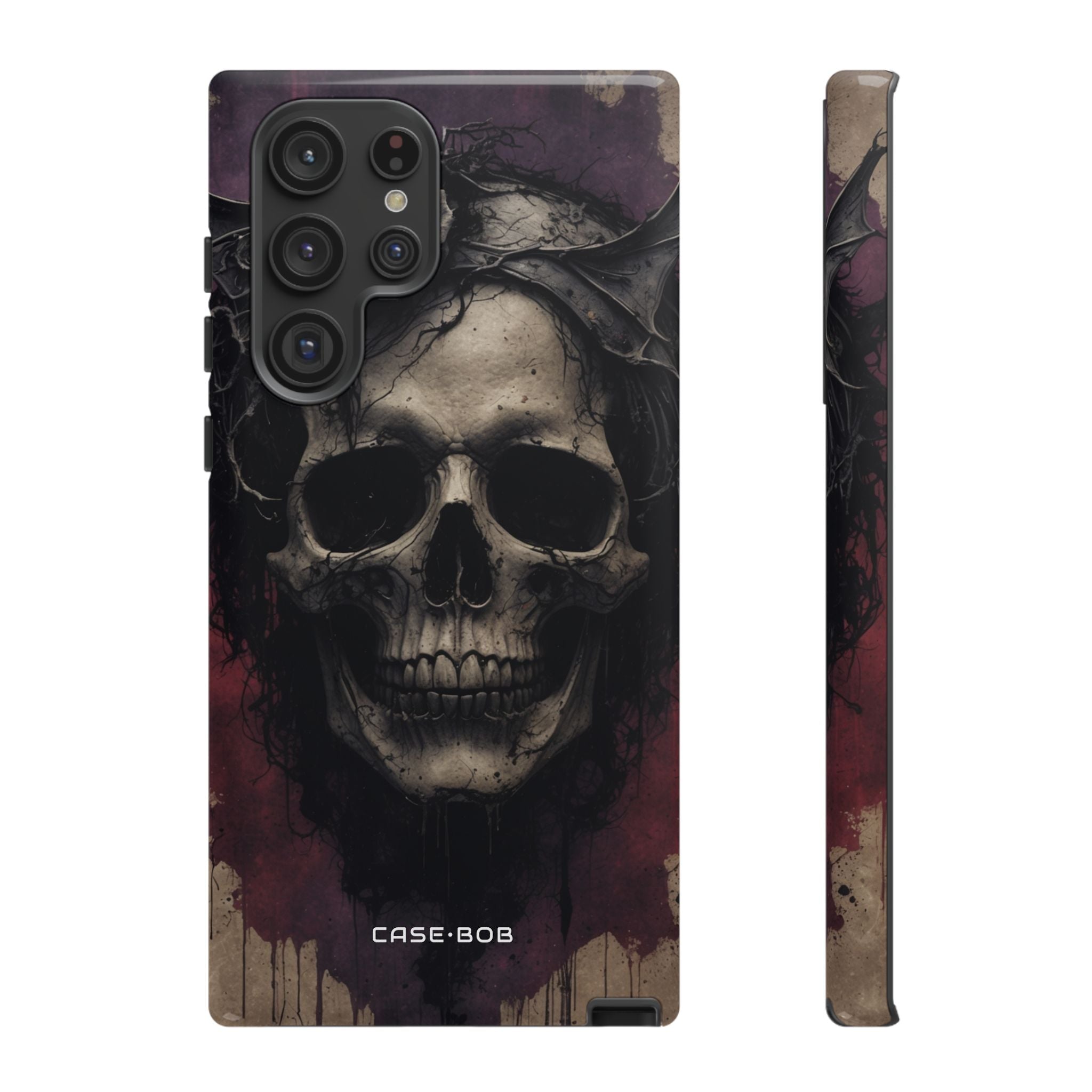 Gothic Skull Crown Samsung S22 Ultra Skal - Tough