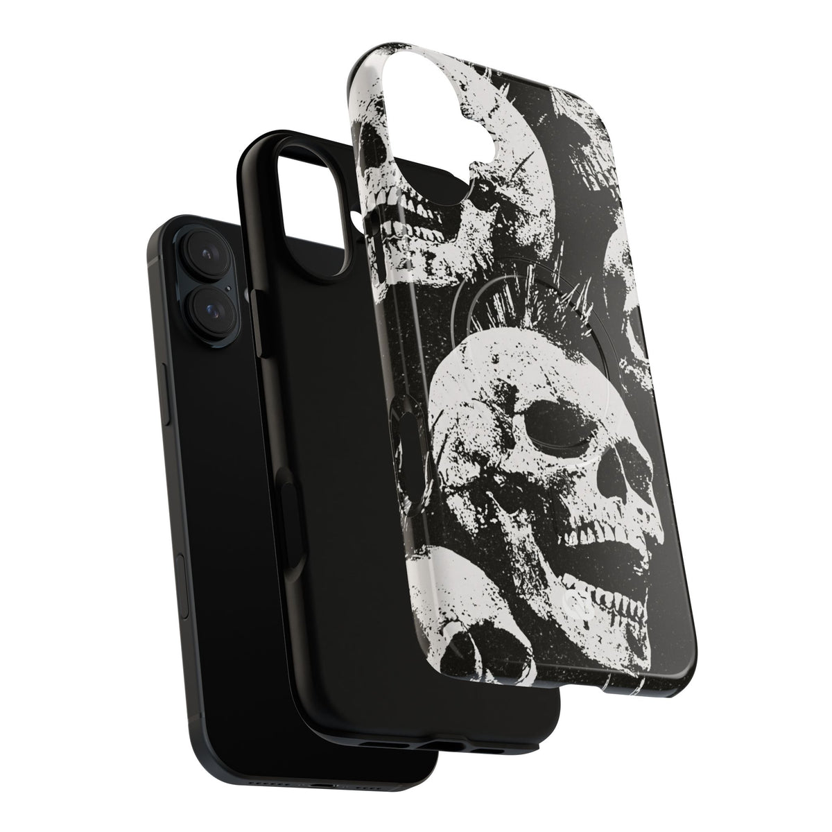 Punk Skull Riot · Tough 2.0 Magnetic Phone Case for iPhone · Black