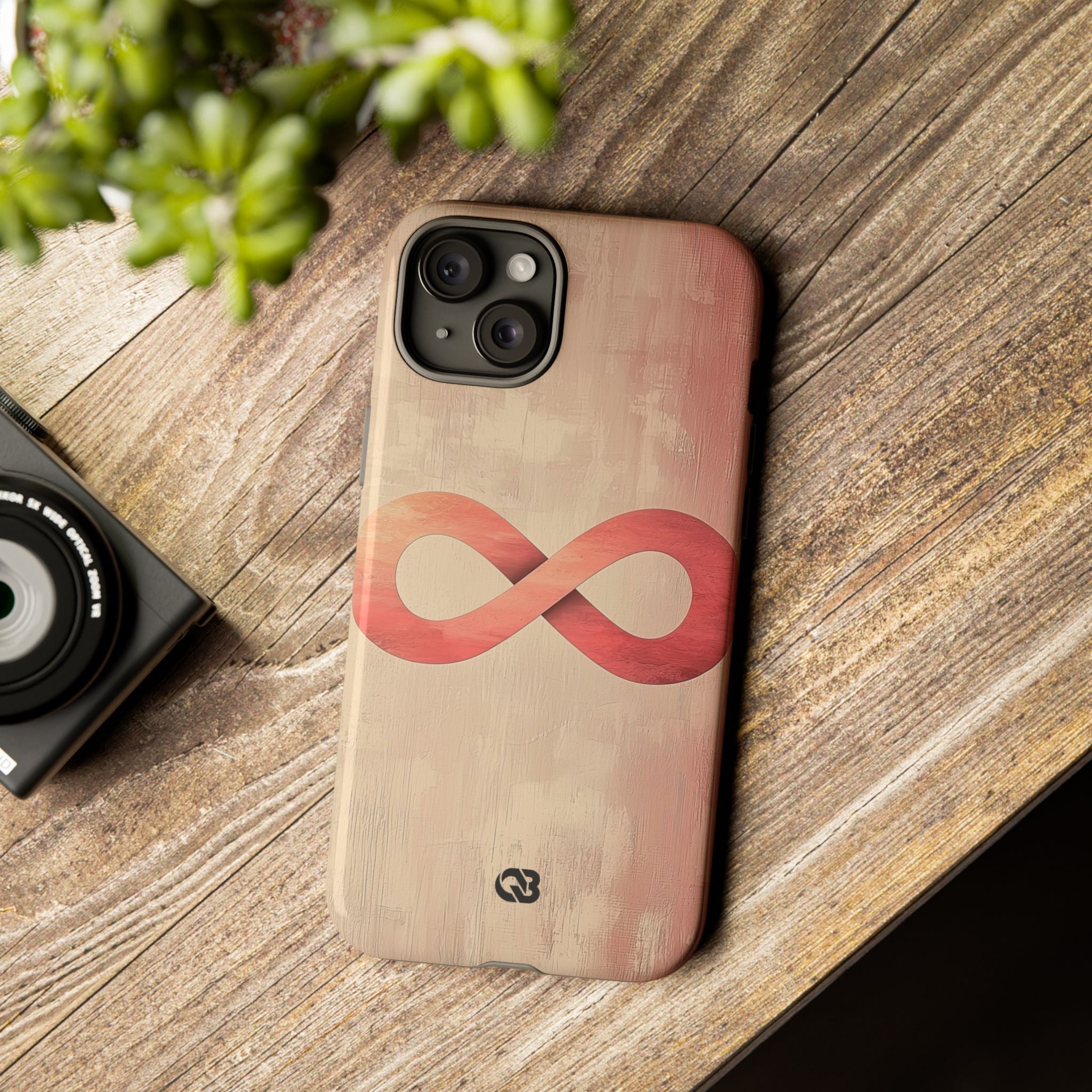 Terracotta Infinity Stroke · Tough Phone Case for iPhone