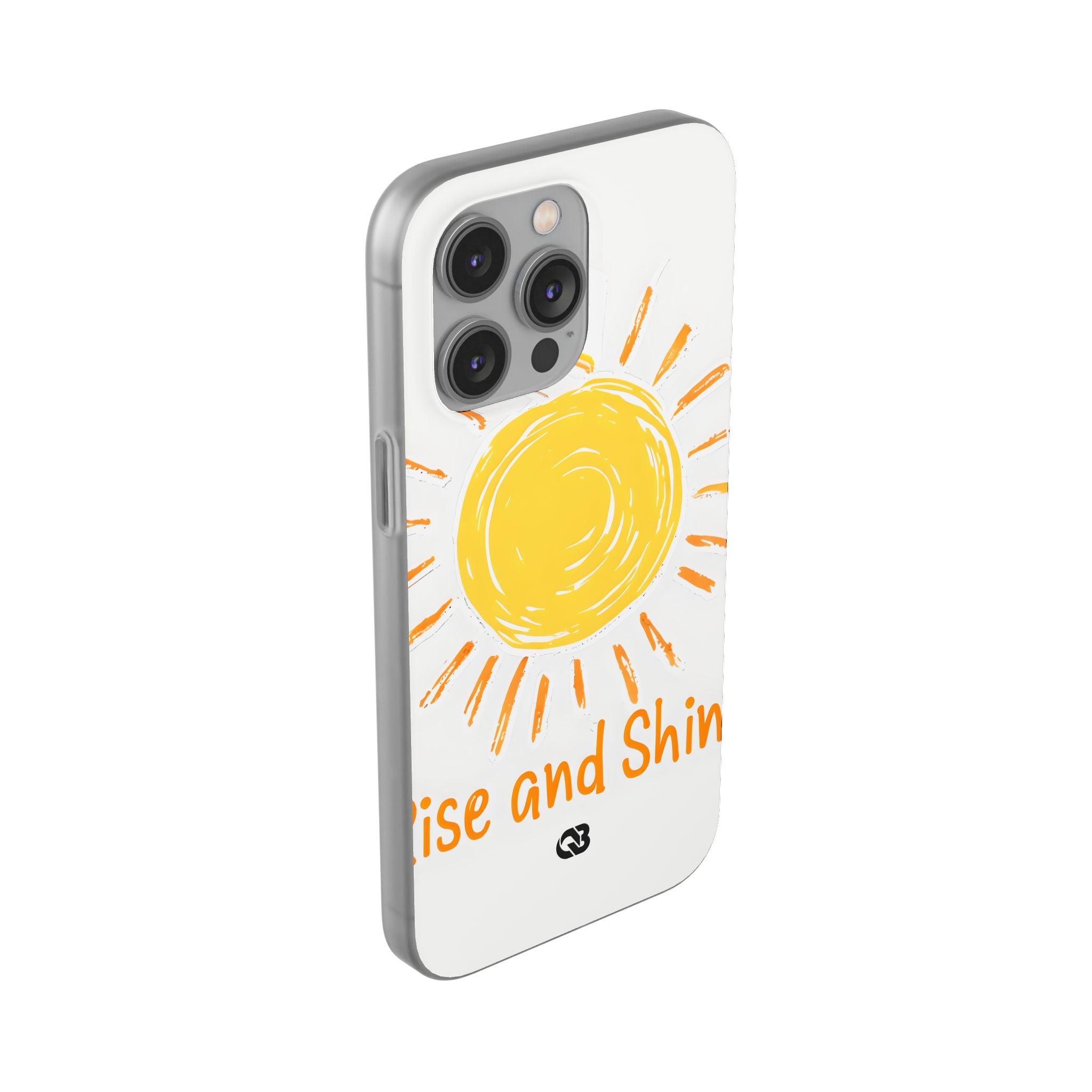 Amber Solar Glow · Soft Phone Case for iPhone