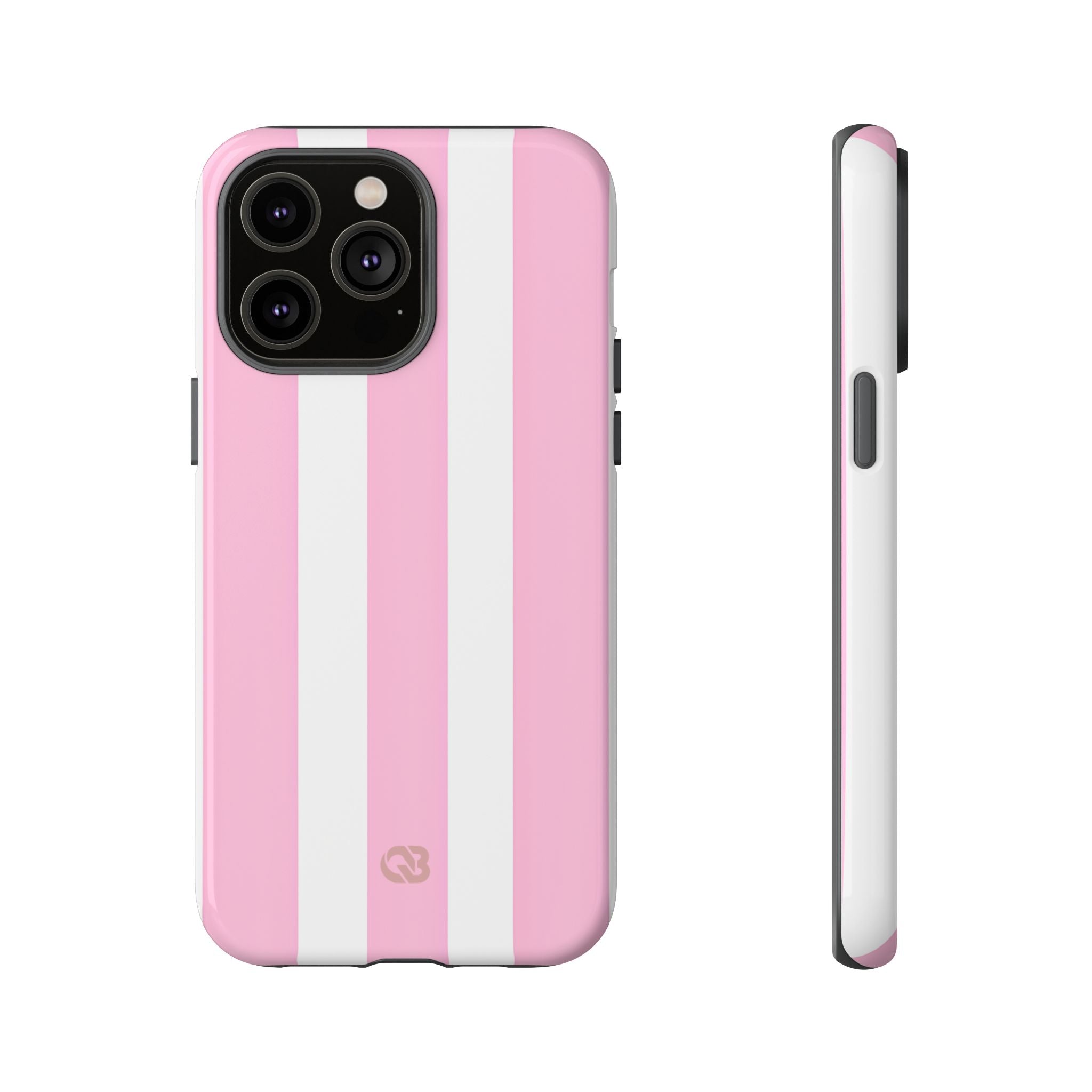 Soft Pink Stripe · Tough Coque de téléphone pour iPhone