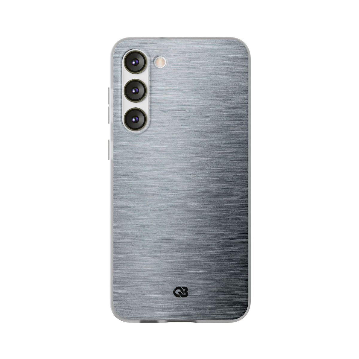 Silver Lite Phone Case for Samsung - Satin Chrome Grain