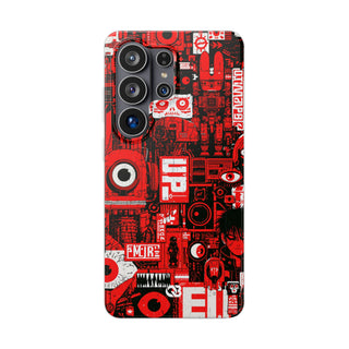 Neo Mecha Collage · Lite Phone Case for Samsung · Red