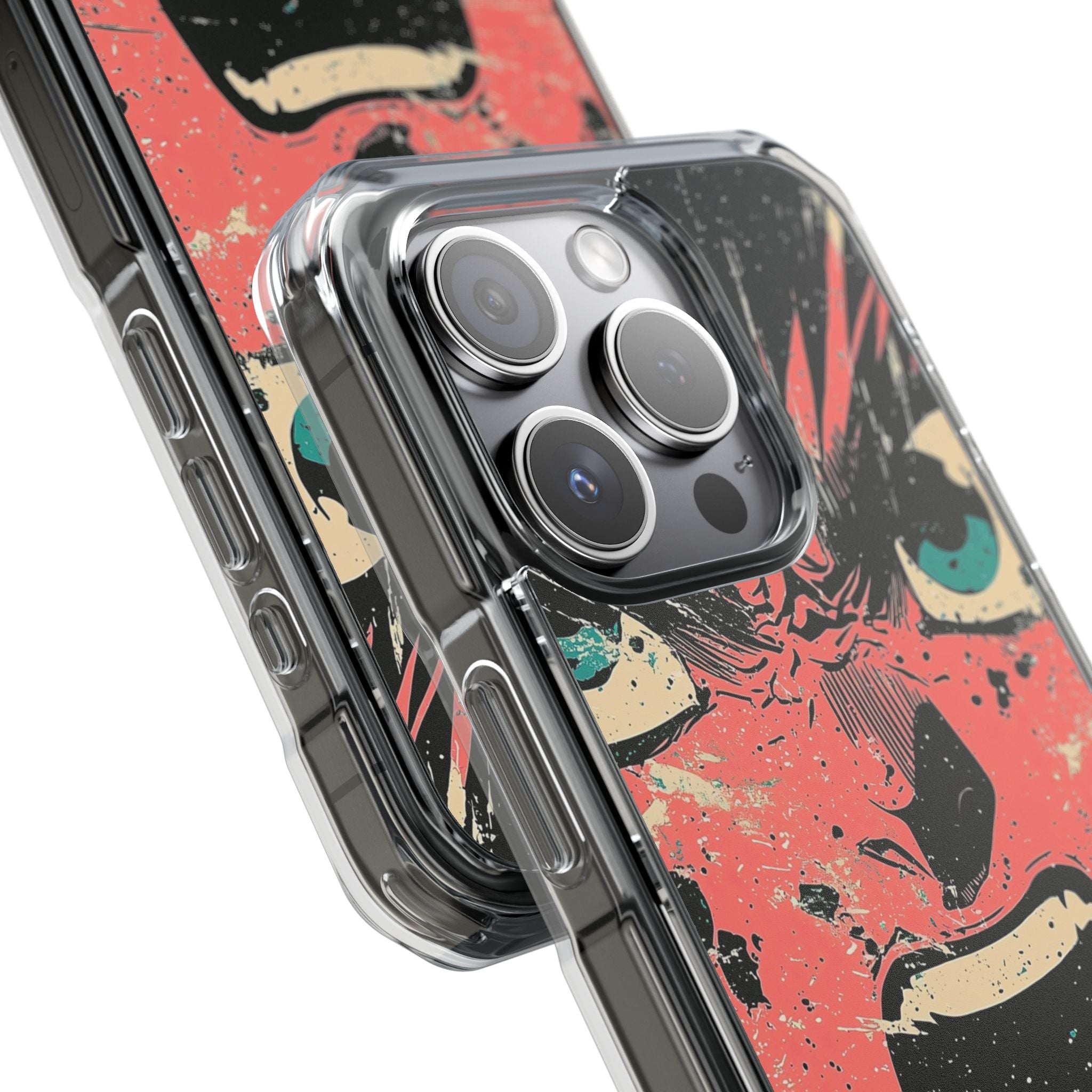 Haukkuva kasvo pinkki iPhone 15 Pro - Impact suojus