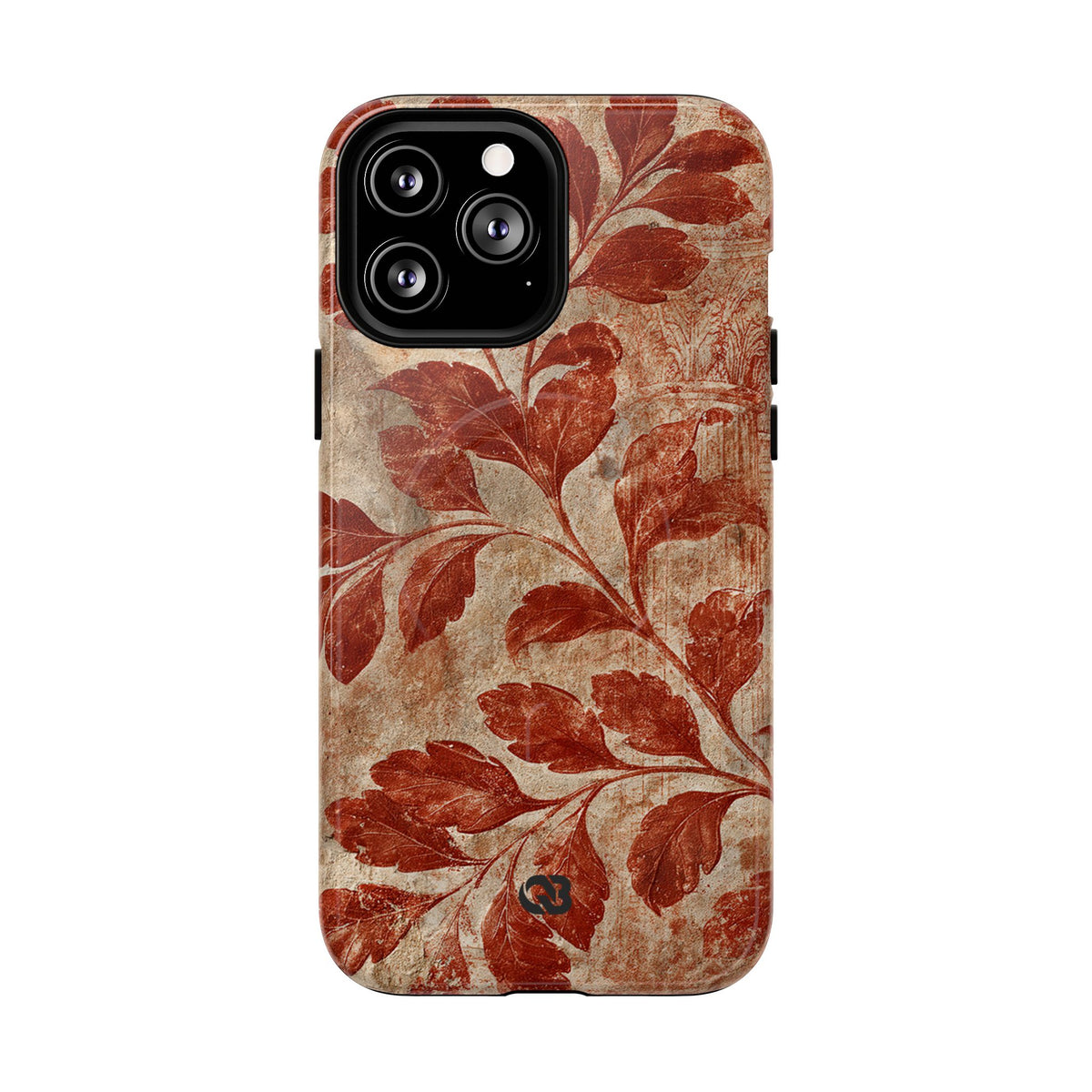 Terracotta Botanical Fresco · Tough 2.0 Magnetic Phone Case for iPhone · Red