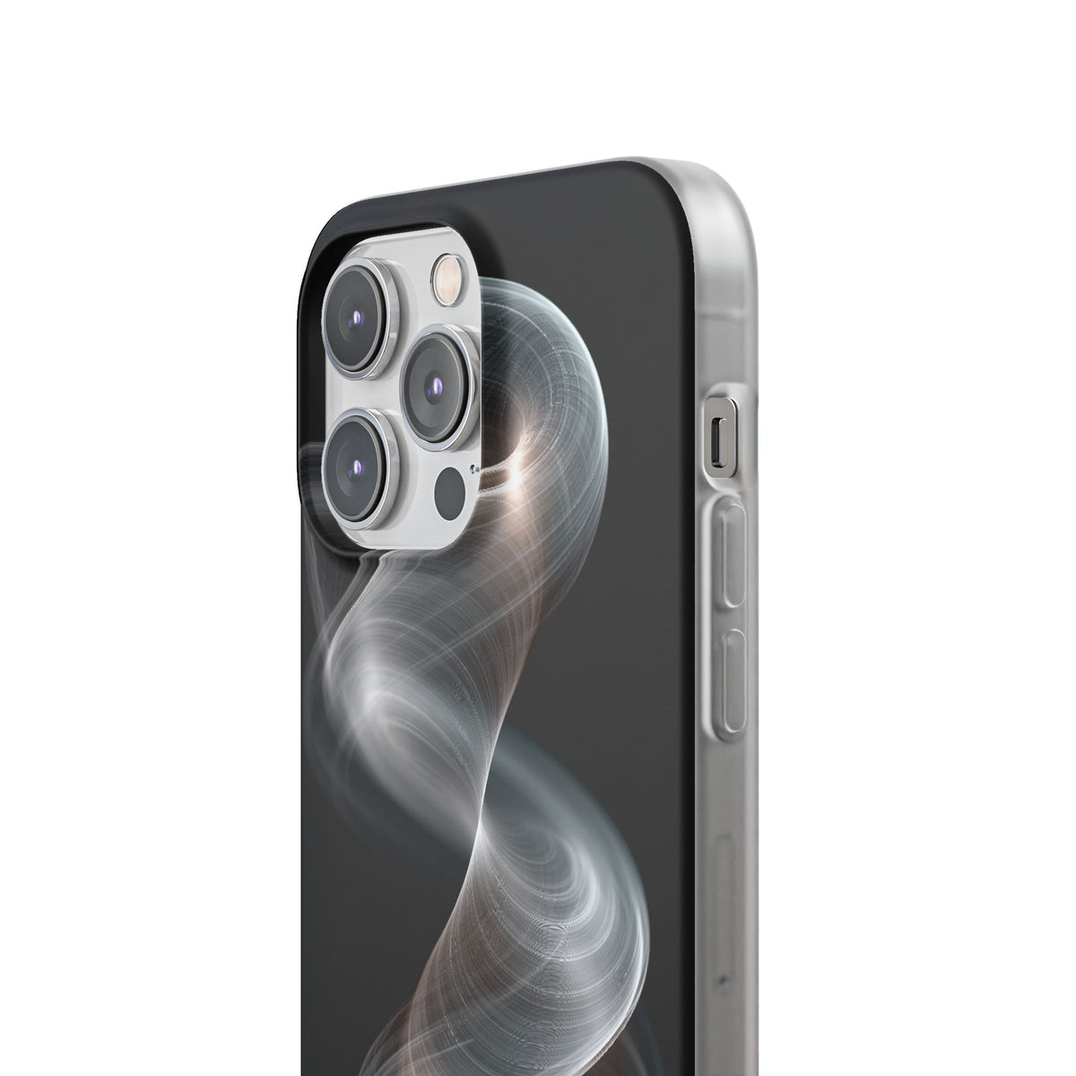 Luminous Vortex · Lite Phone Case for iPhone · Black