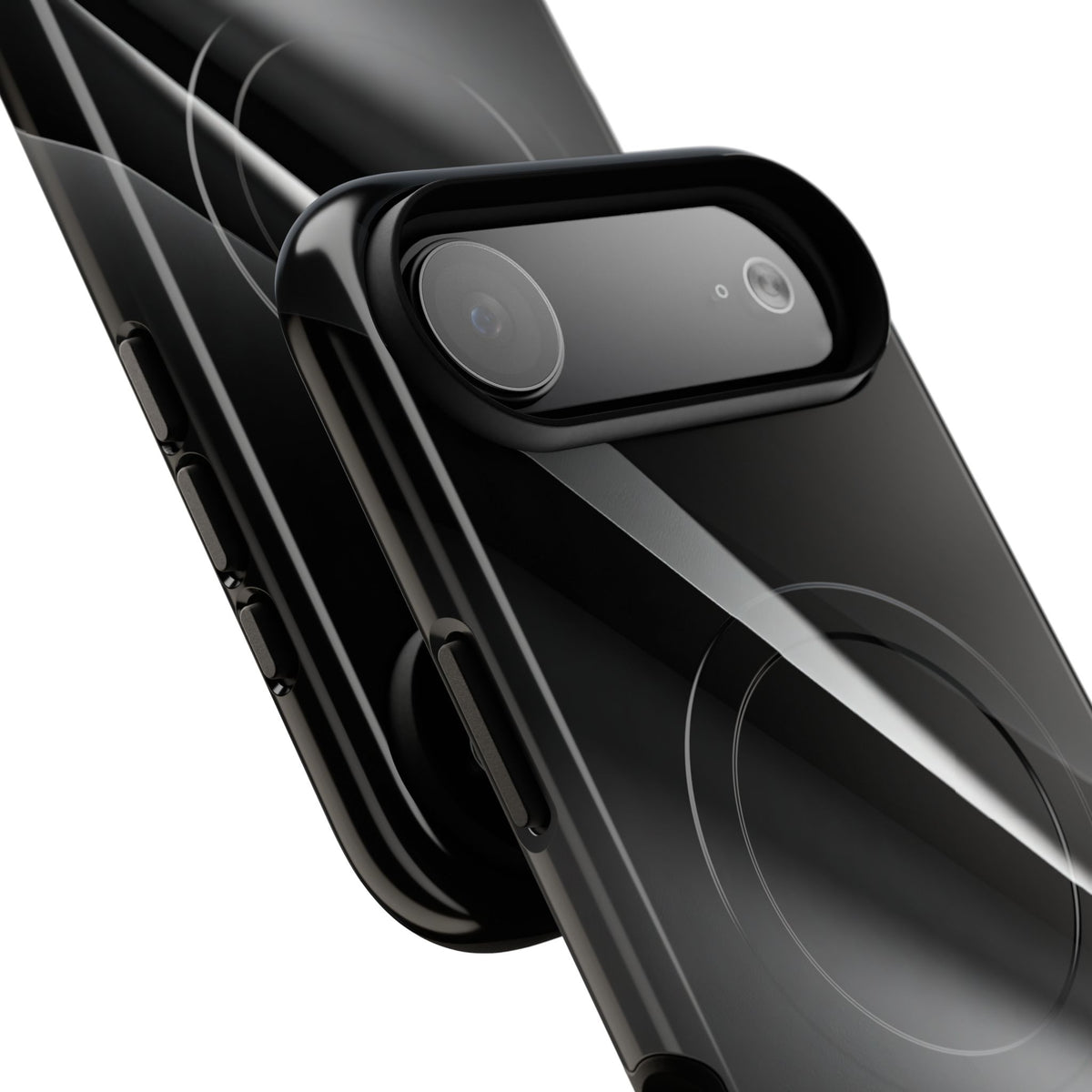 Obsidian Ridge · Tough 2.0 Magnetic Phone Case for iPhone · Black