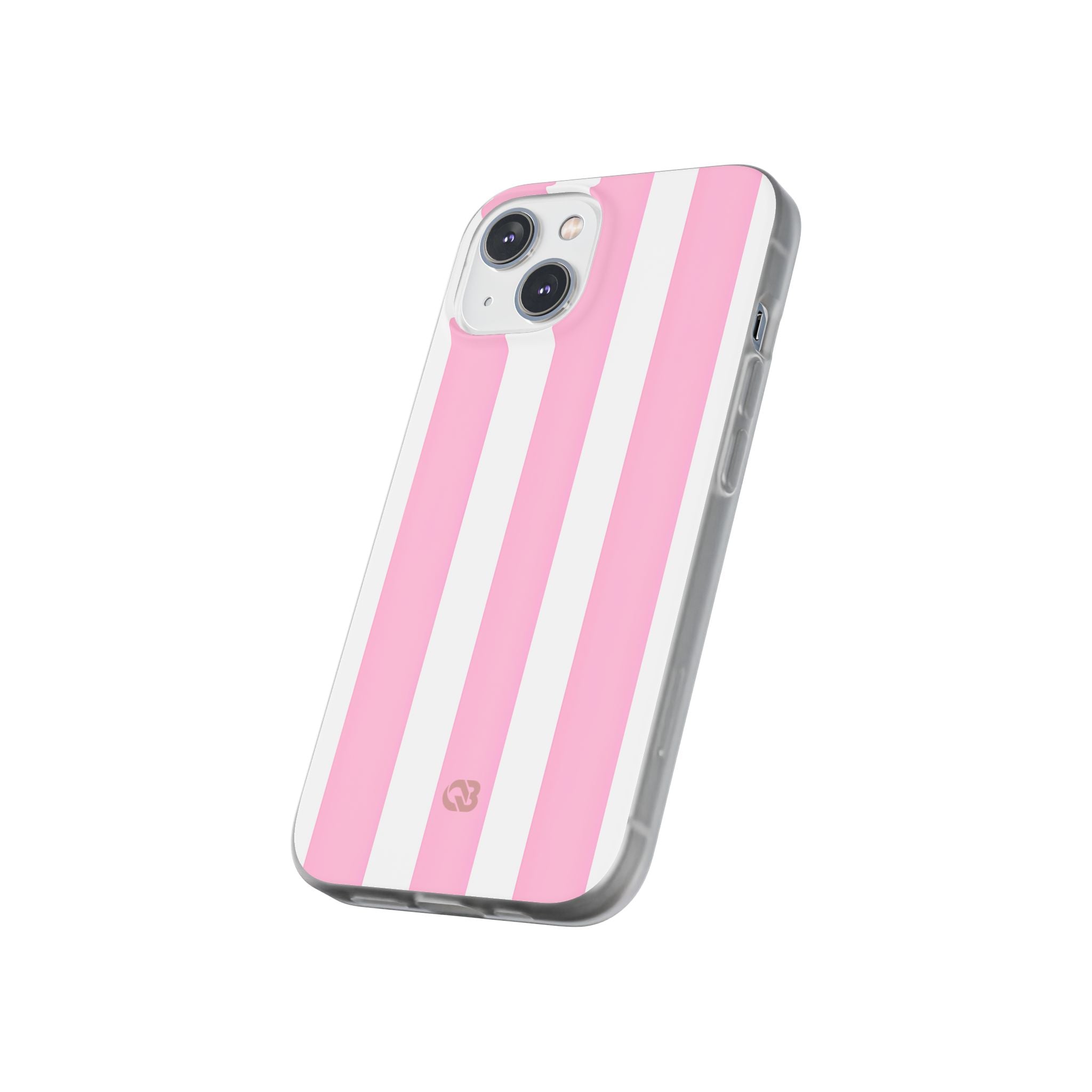 Soft Pink Stripe · Soft Phone Case for iPhone