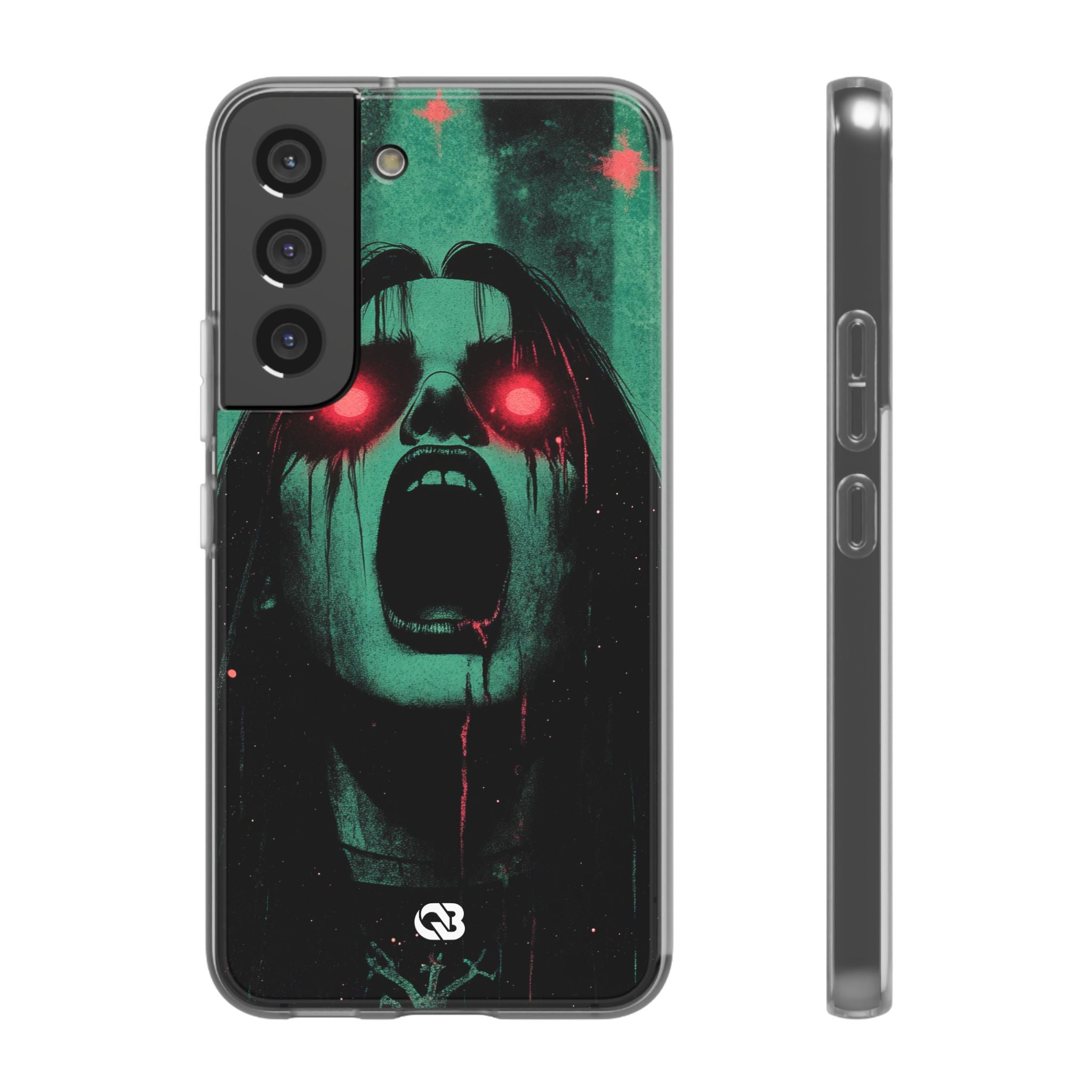 Crimson Emerald Scream · Soft Phone Case for Samsung