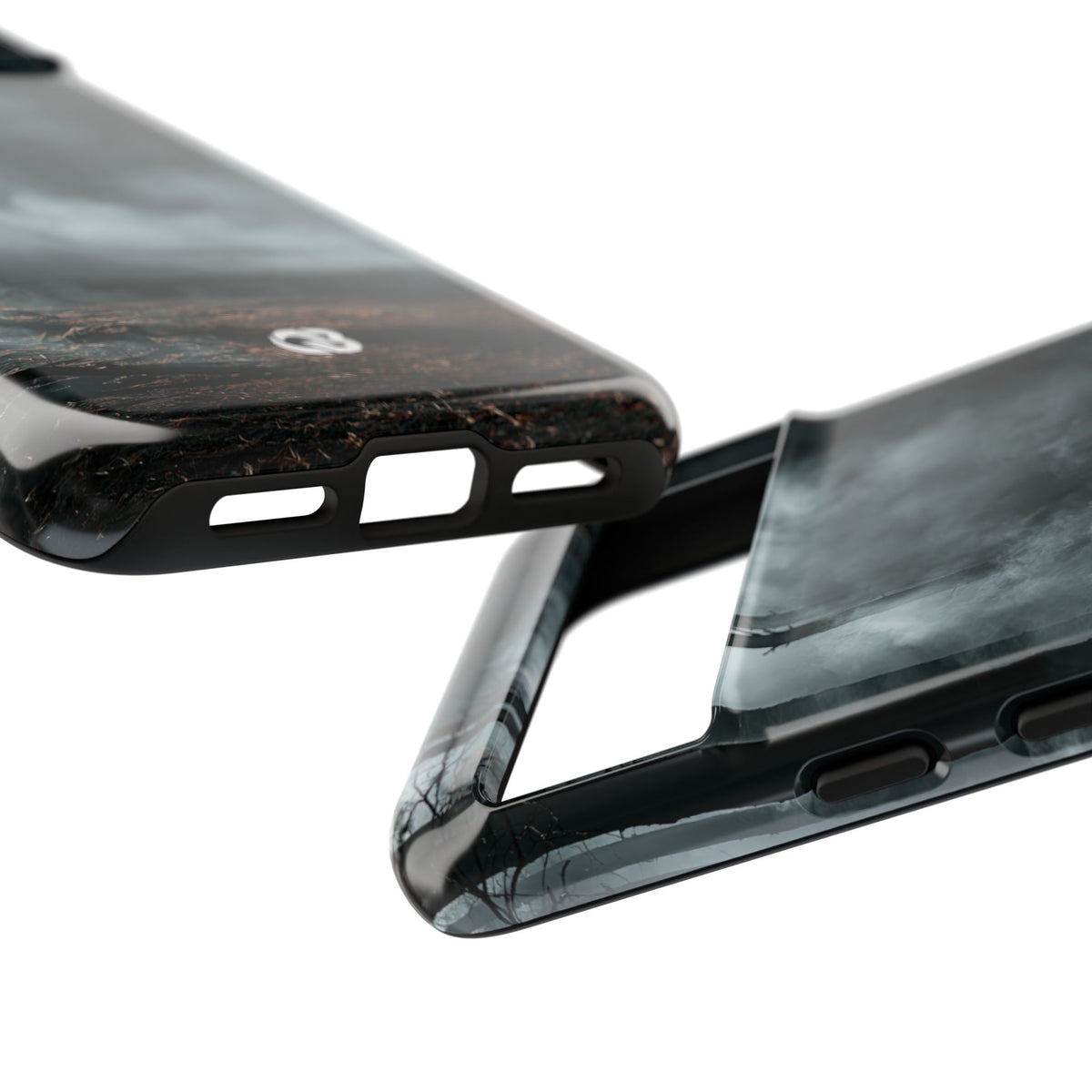 Shadowed Pine Mist · Tough Phone Case for Pixel · Black