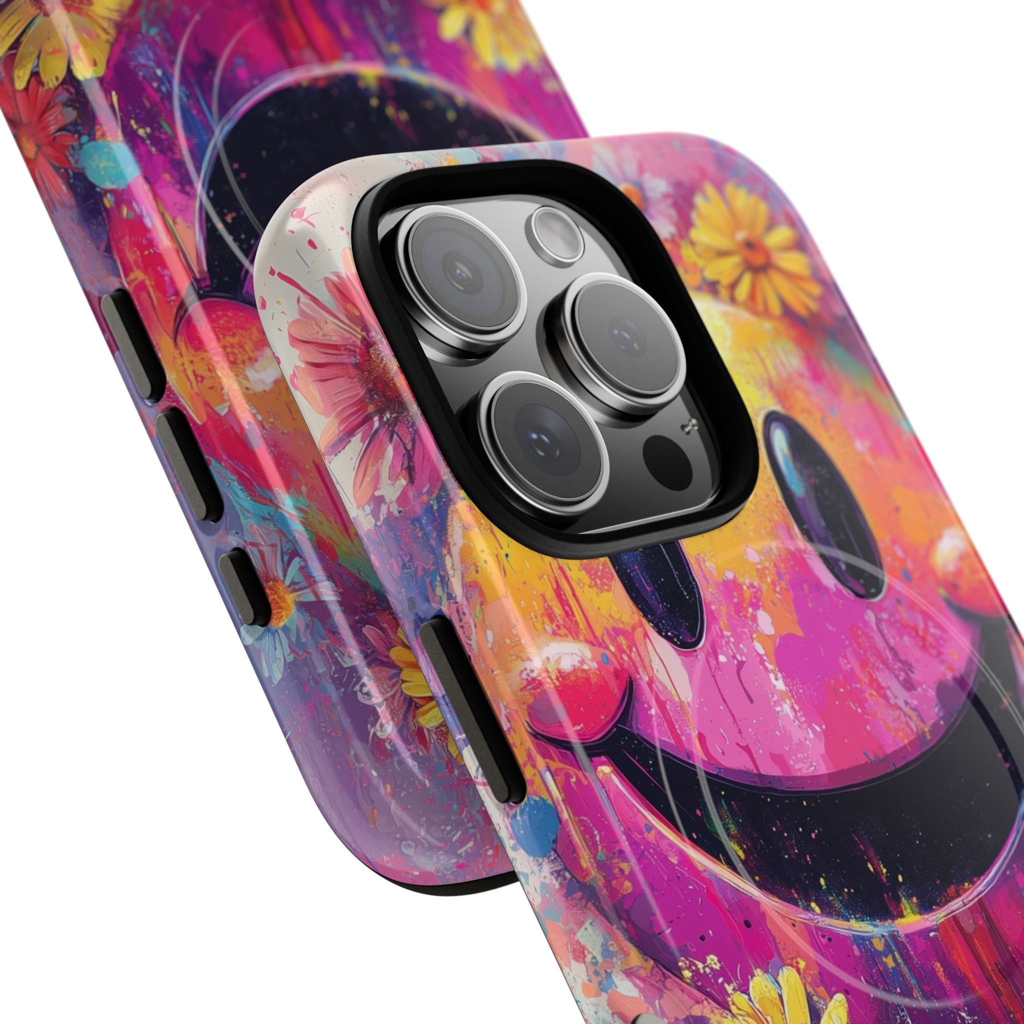 Vivid Grin Graffiti · Coque de téléphone Tough+ pour iPhone · Magsafe