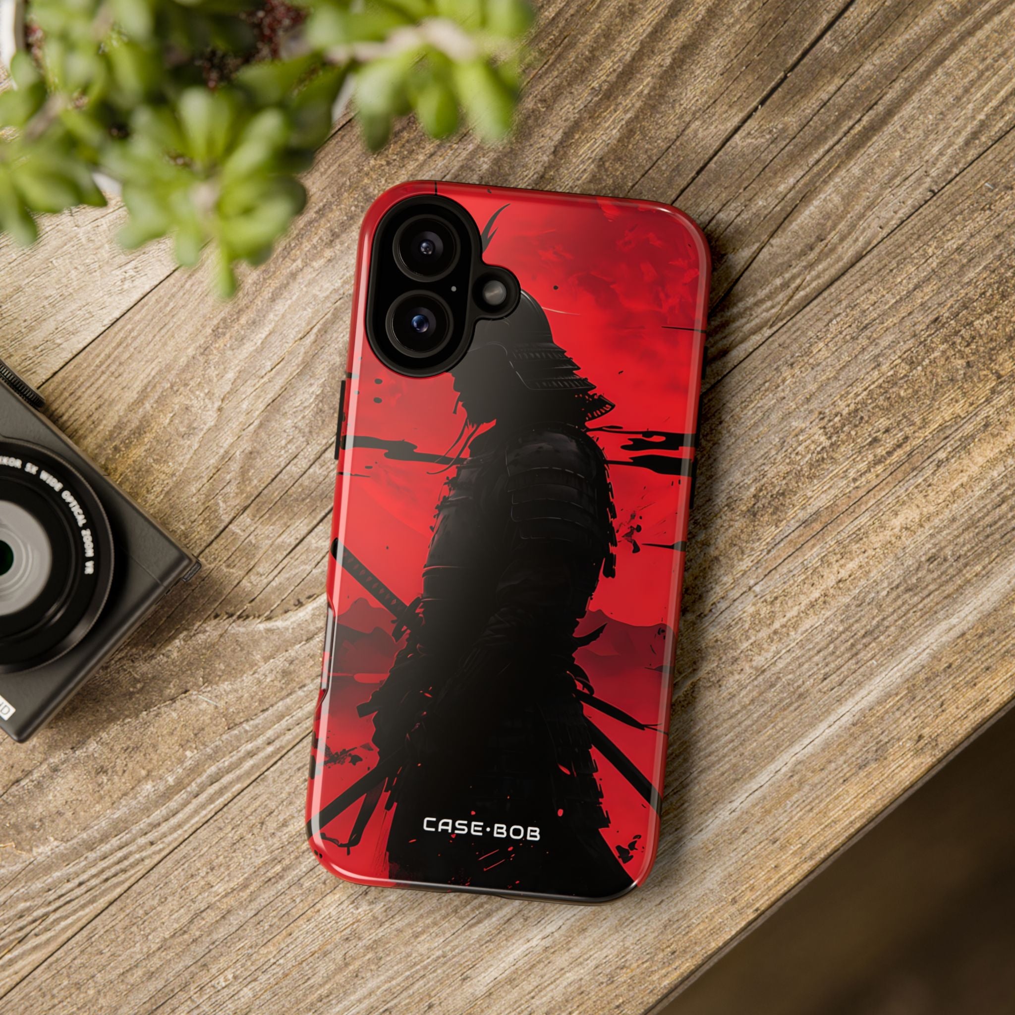 Samurai Bloodmoon iPhone 16 Plus Case - Tough