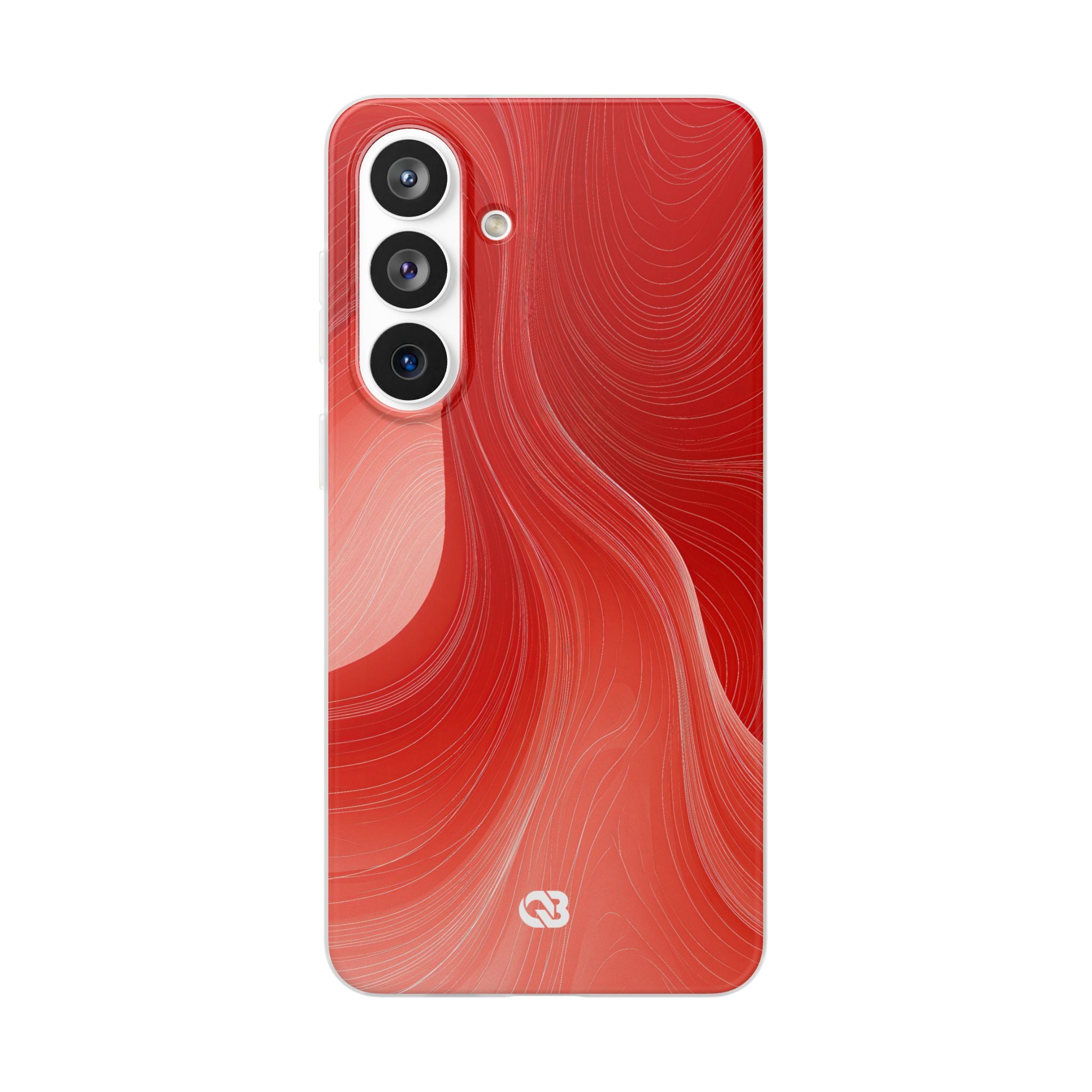 Red Lite Phone Case for Samsung - Crimson Silk Strands