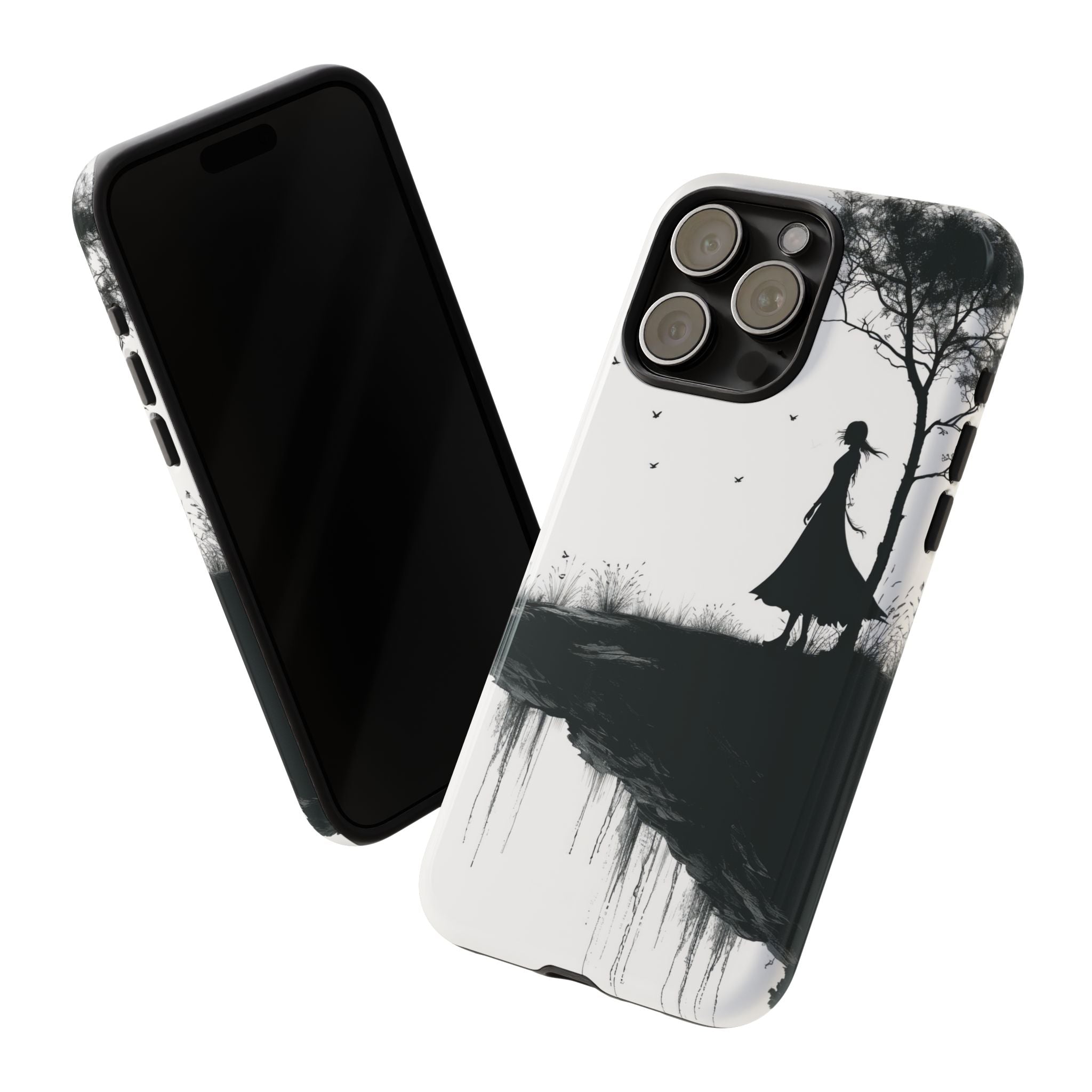 Cliffside Silhouette iPhone 15 Pro Max Case - Tough