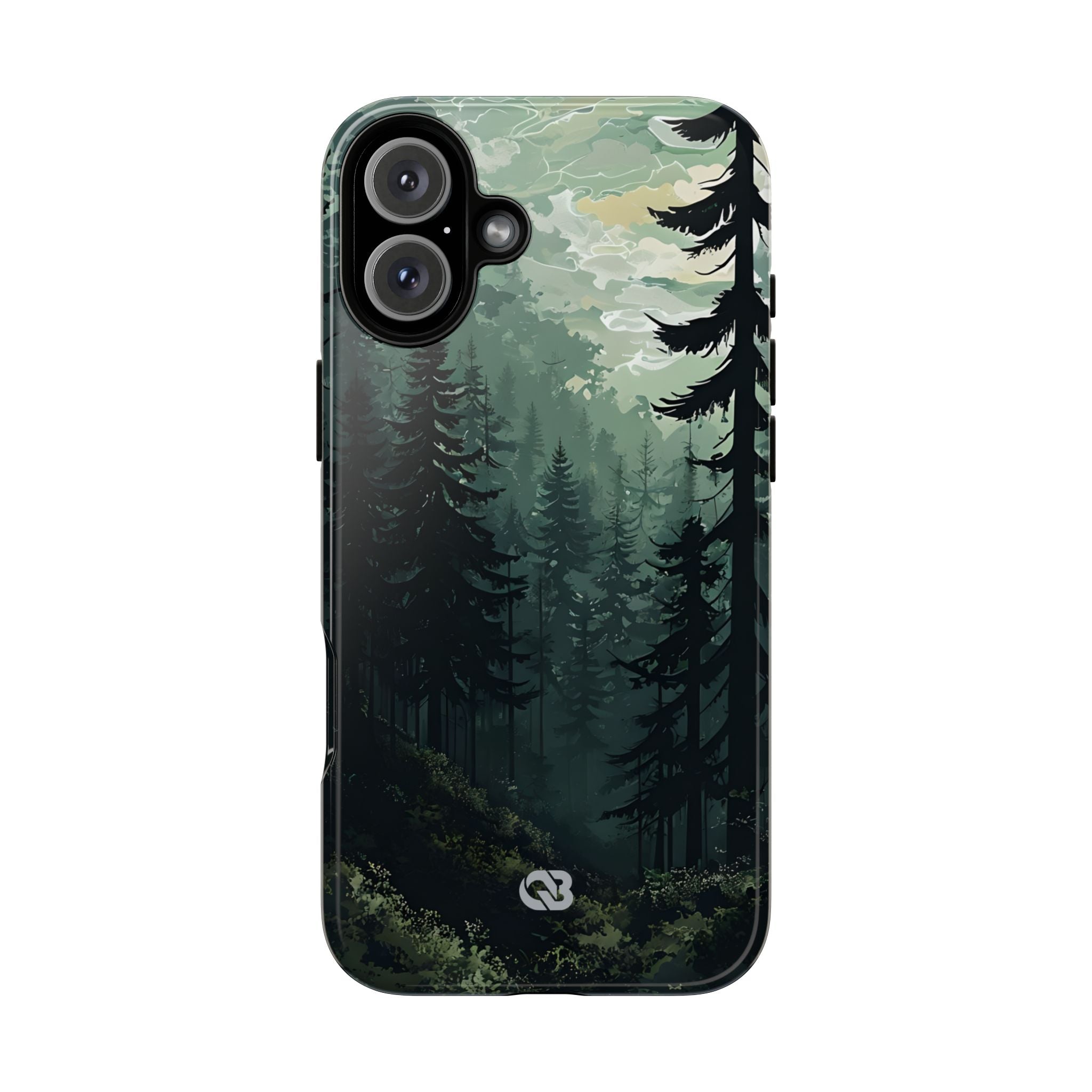 Misty Pine Shadow · Tough Phone Case for iPhone