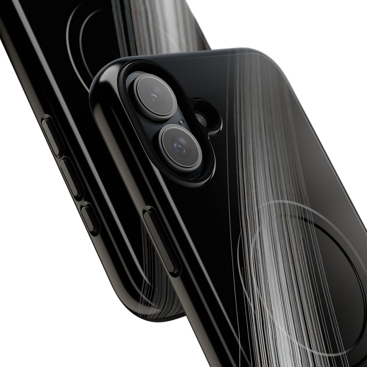Kinetic Ray Convergence · Tough 2.0 Magnetic Phone Case for iPhone · Black