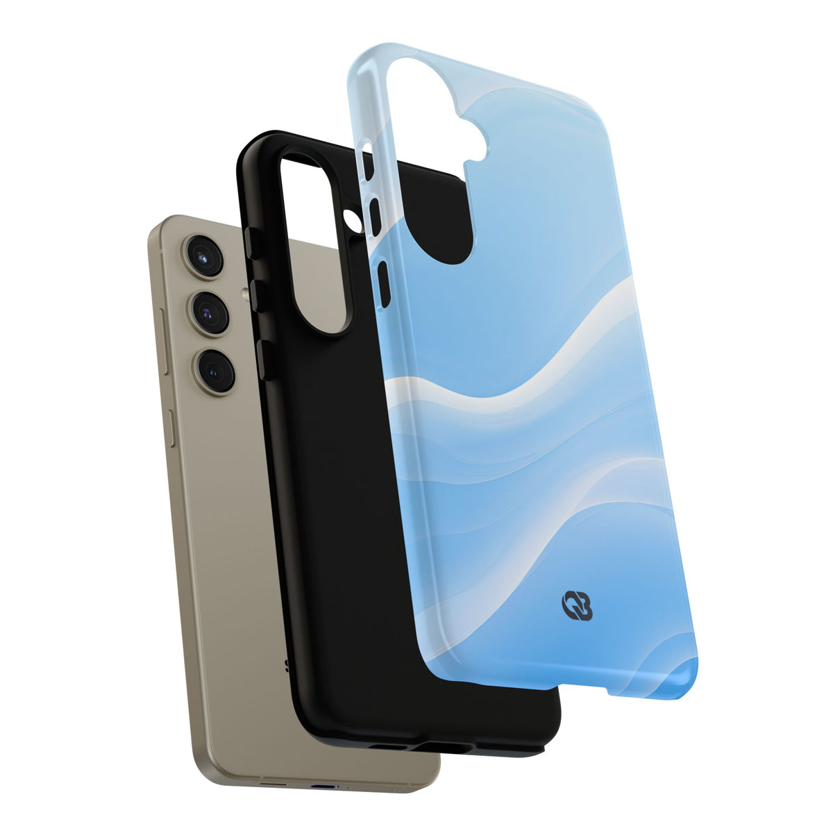 Glacial Contour Flow · Tough Phone Case for Samsung · Blue