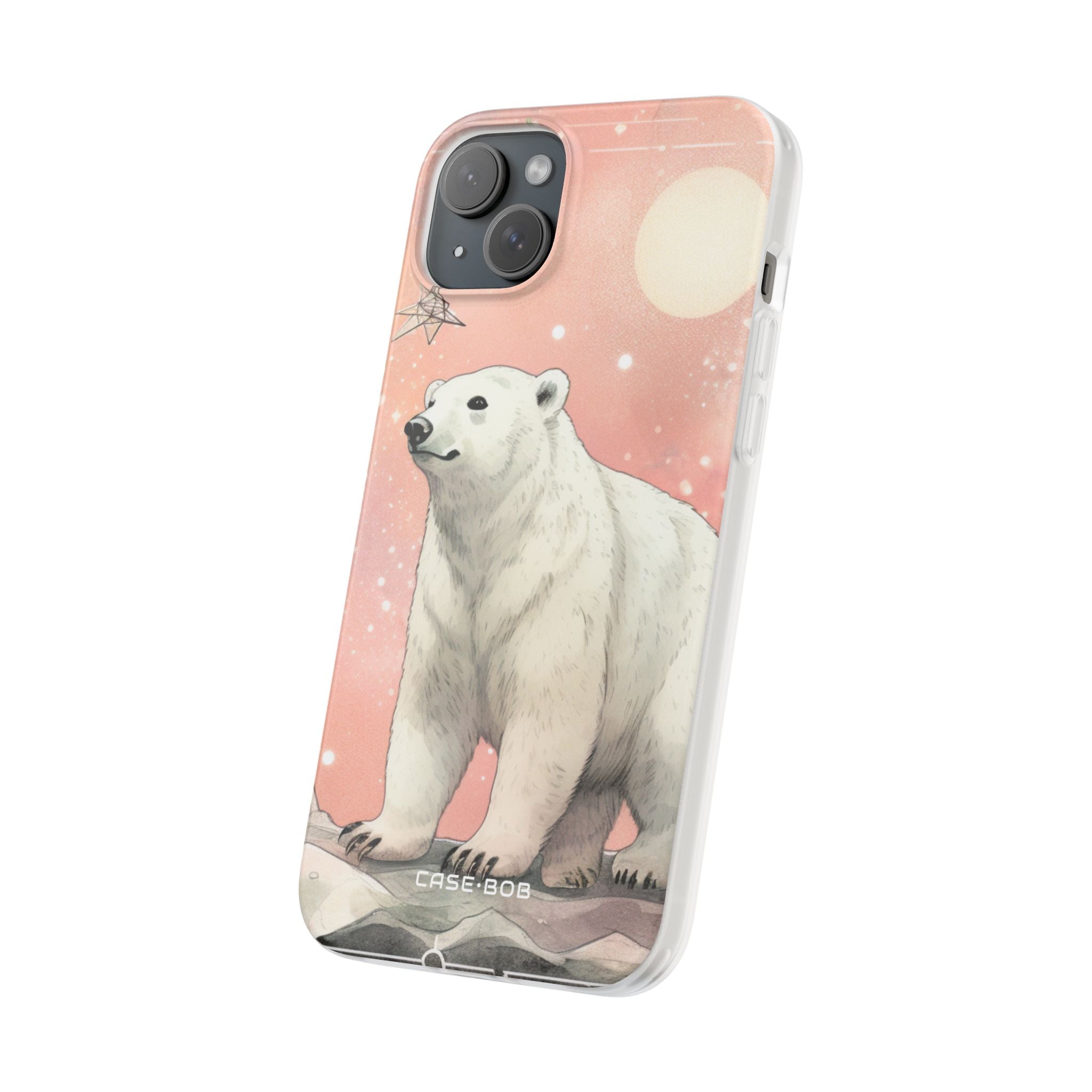Polar Bear Dream iPhone 15 Plus Case - Soft