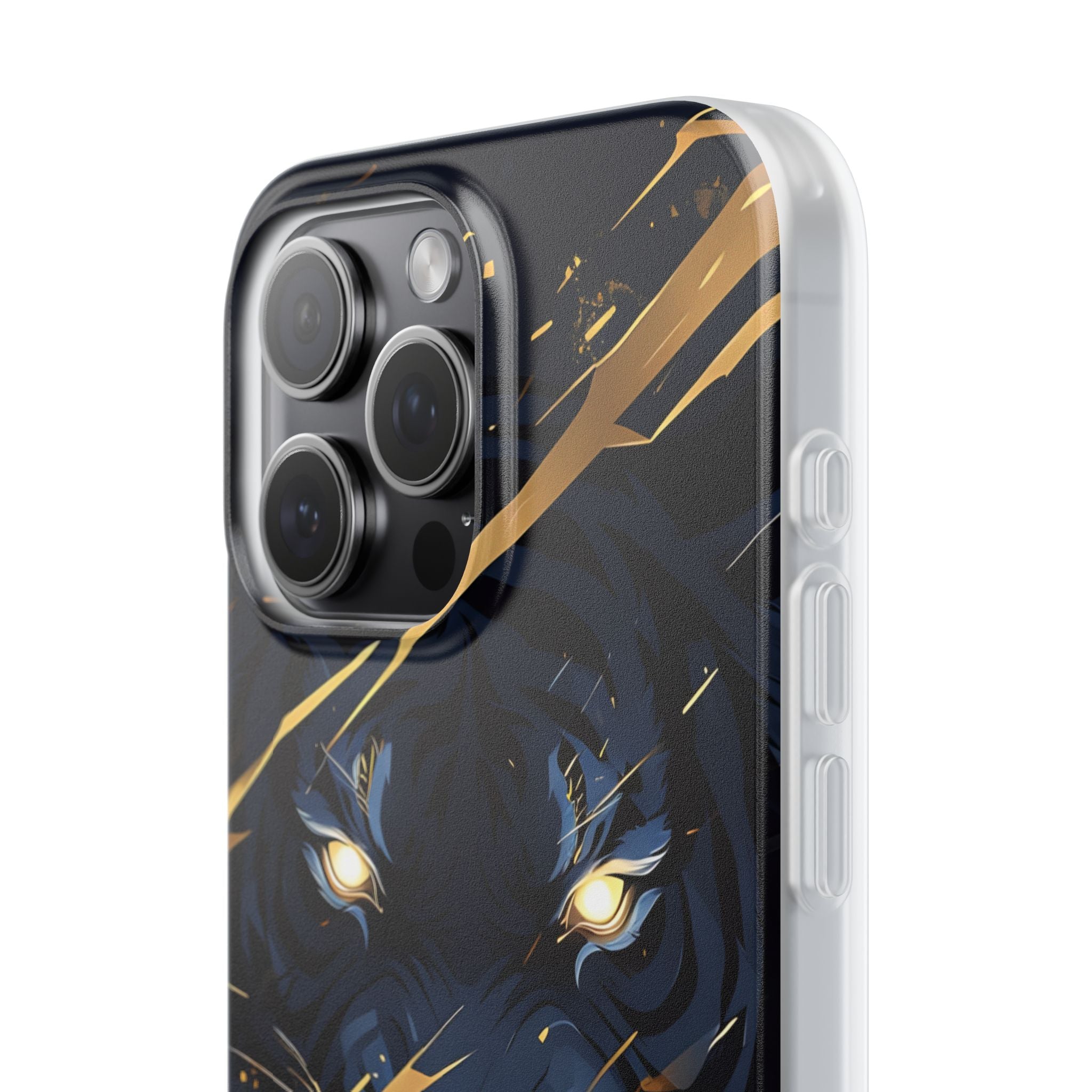Obsidian Gold Predator · Soft Coque de téléphone pour iPhone