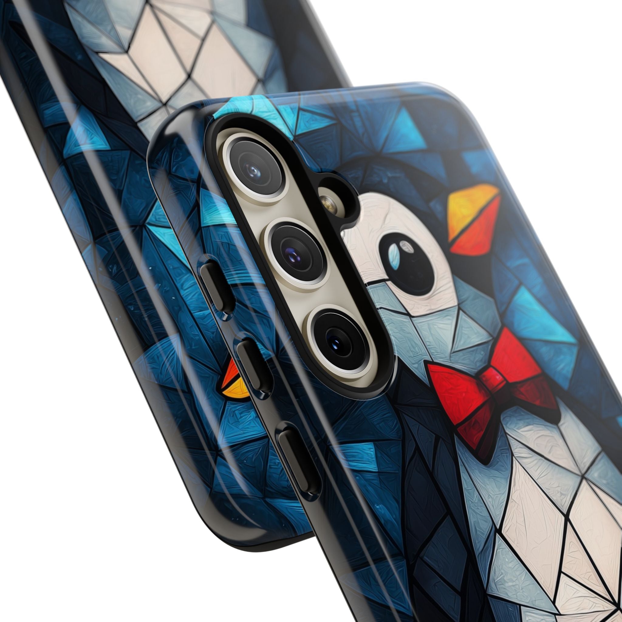 Mosaic Bowtie Penguin · Tough Hoesje voor Samsung