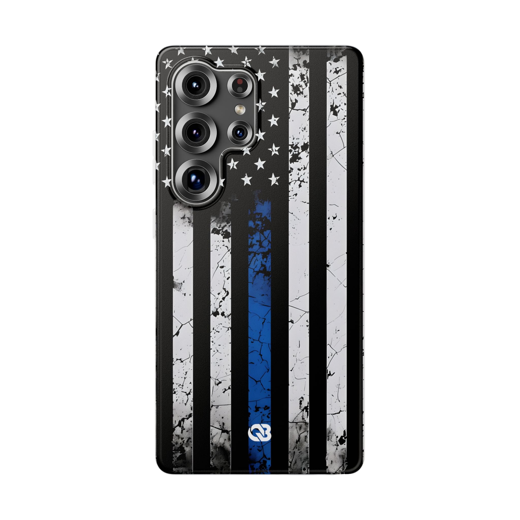 Gritty Cobalt Flag · Soft Handyhülle für Samsung