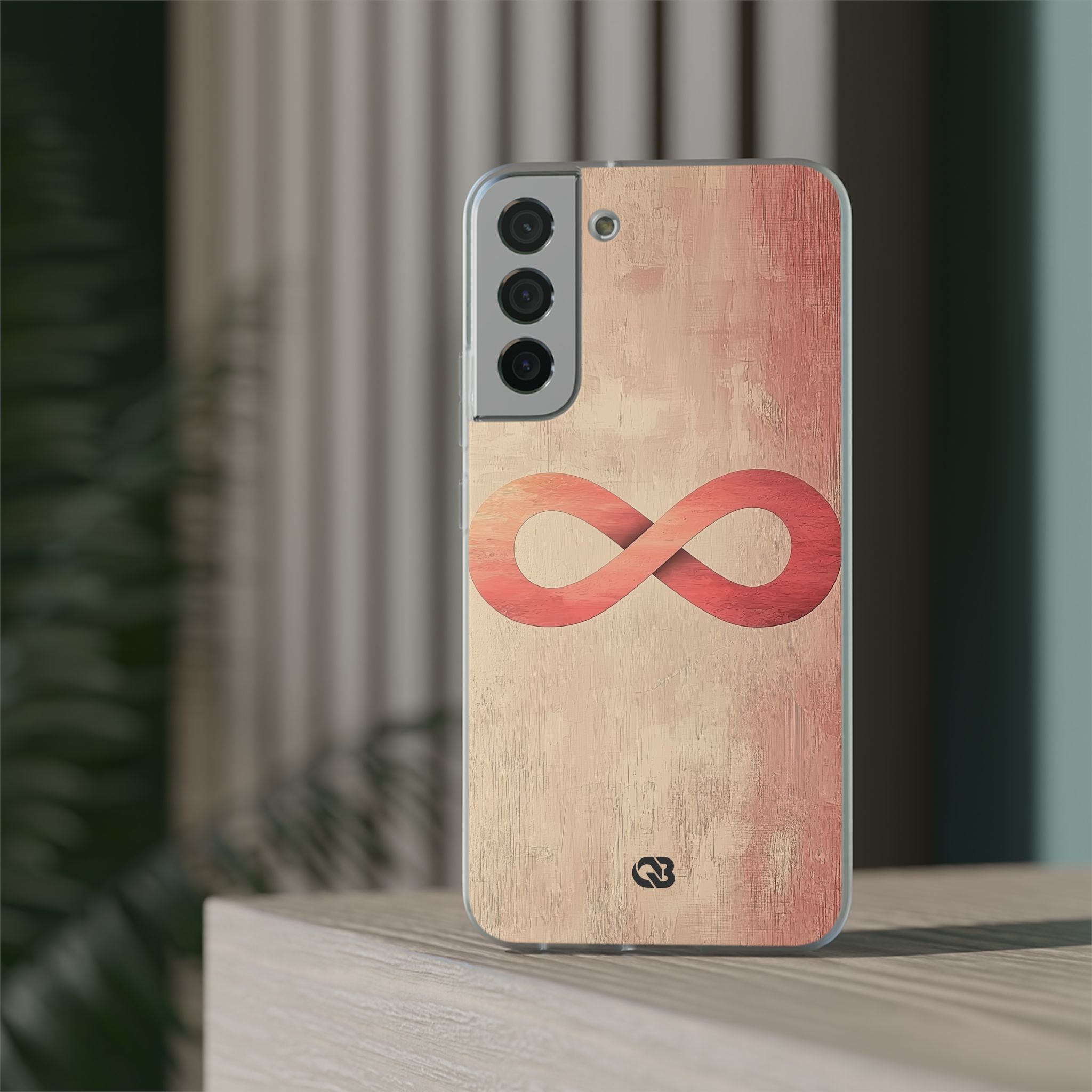 Terracotta Infinity Stroke · Soft Phone Case for Samsung
