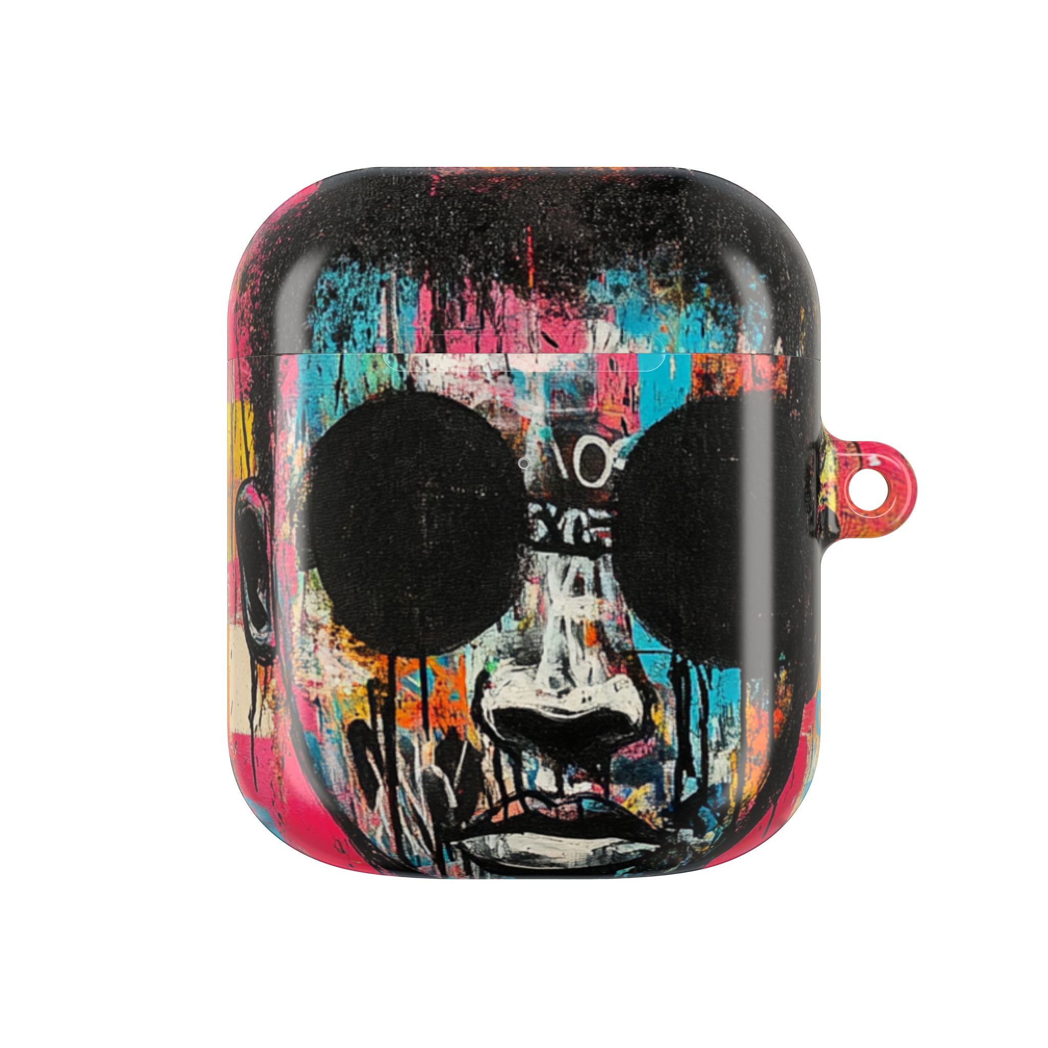 Black Orb Face - AirPods Case