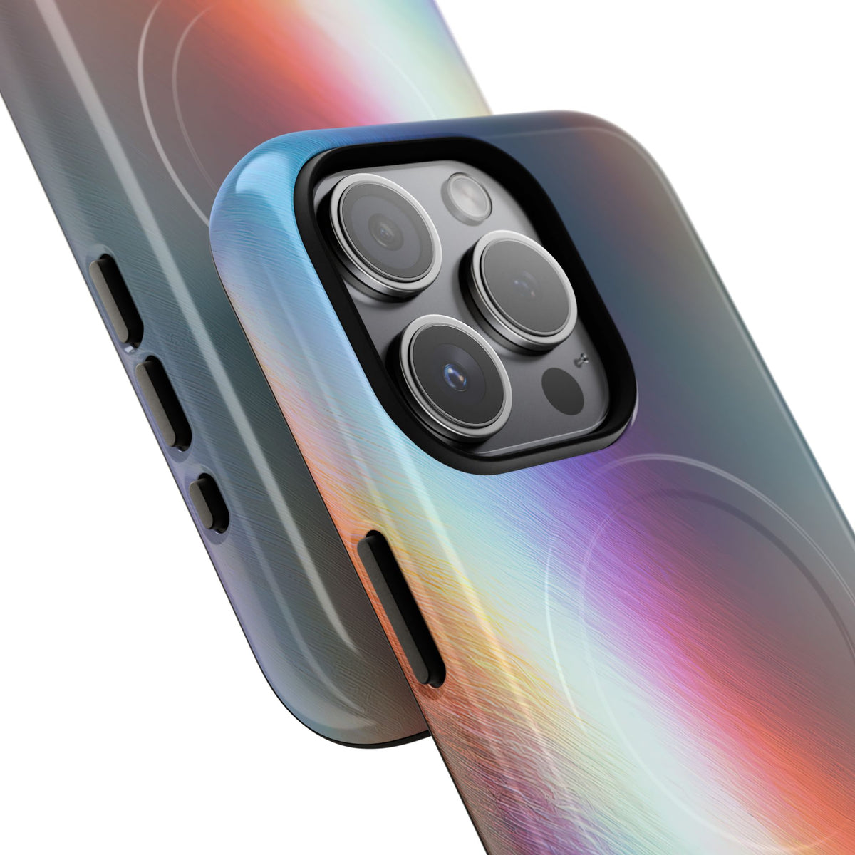 Prismatic Ray · Tough 2.0 Magnetic Phone Case for iPhone · Blue