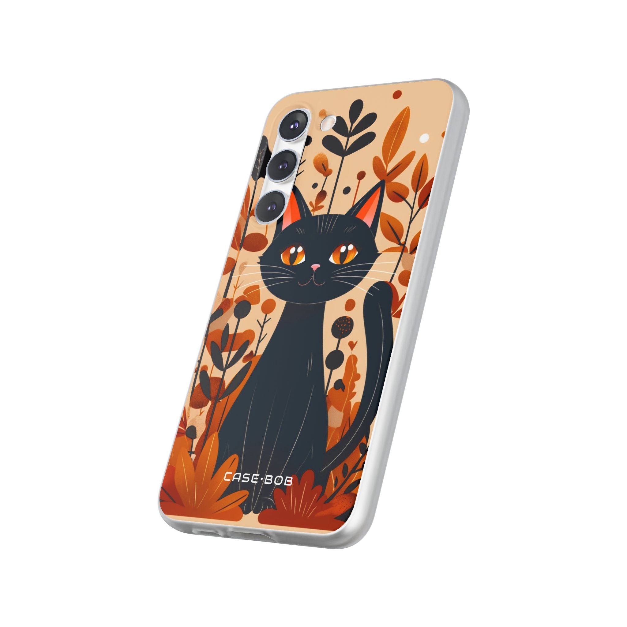 Schwarze Katze Glow Samsung S23 Plus Case - Soft