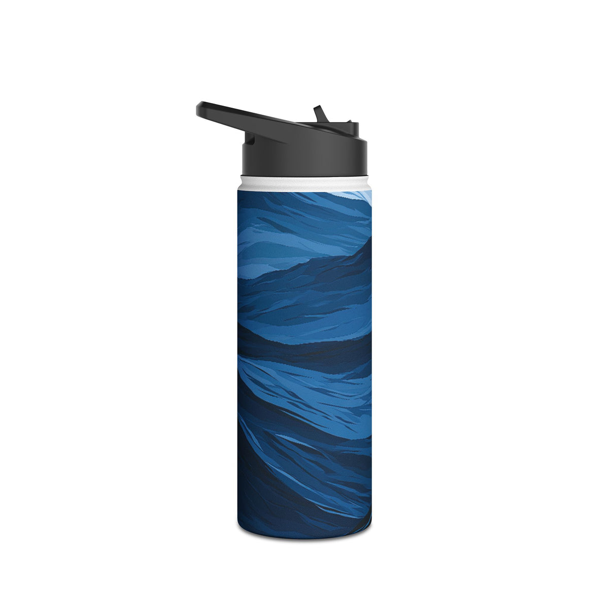 Cerulean Ridges · Insulated Water Bottle · Blue