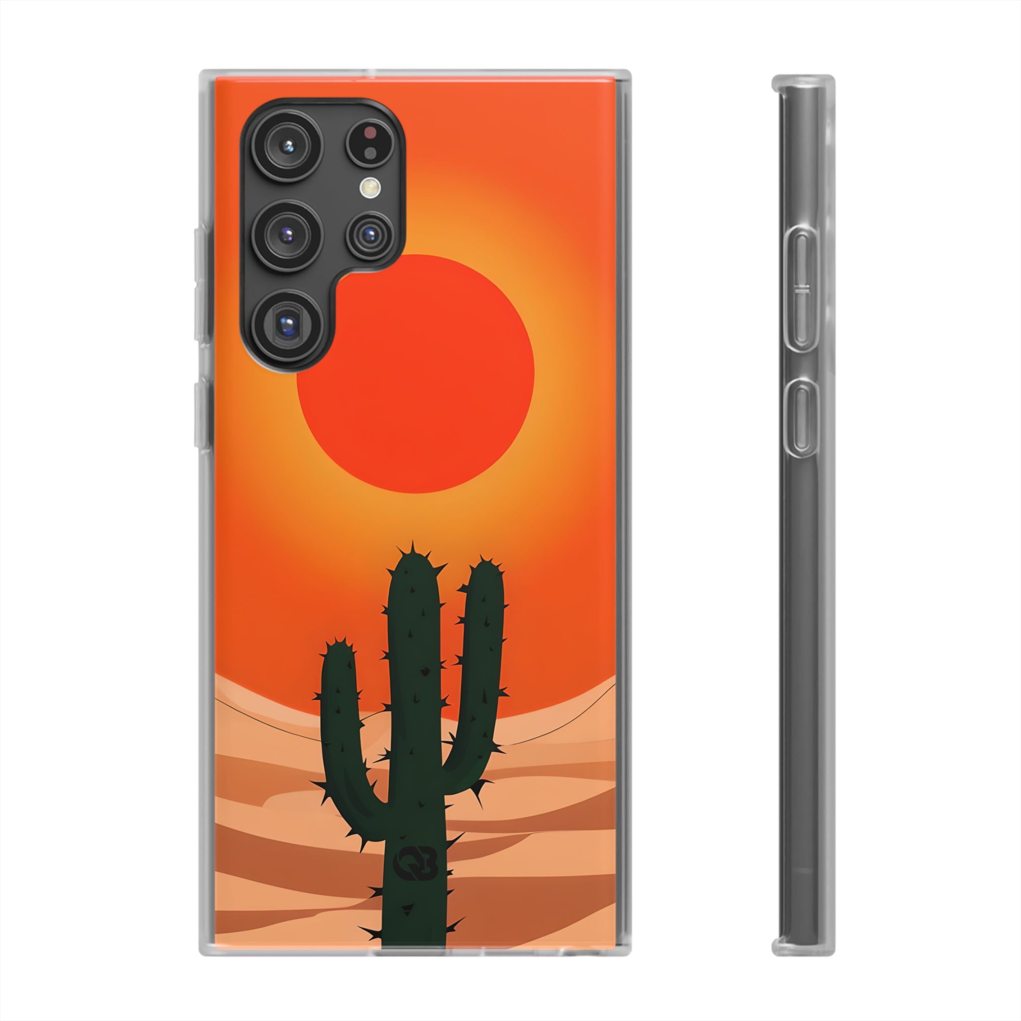 Scorched Saguaro Sunset · Soft Phone Case for Samsung