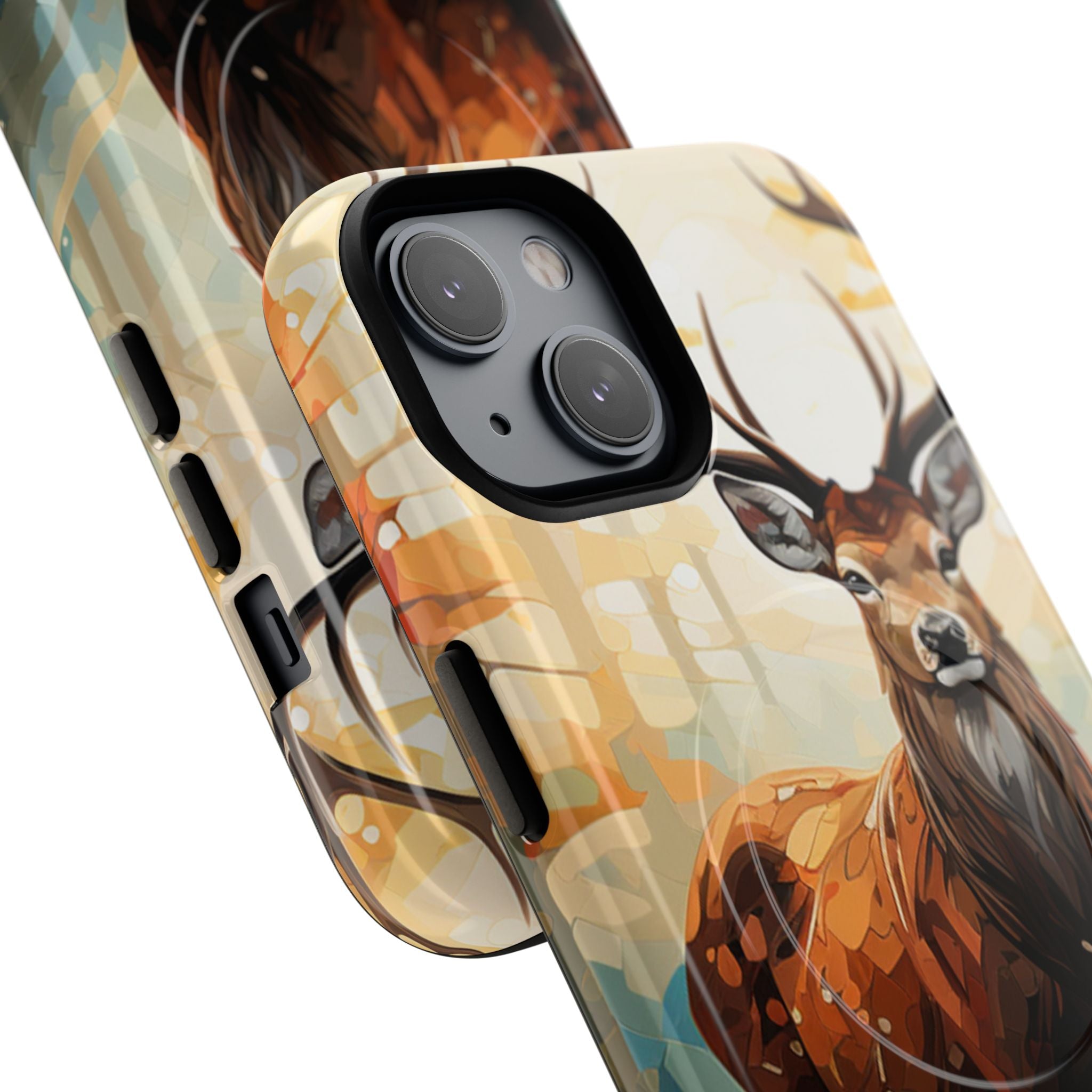 Glowing Stag iPhone 14 Case - Tough+ - CASE•BOB